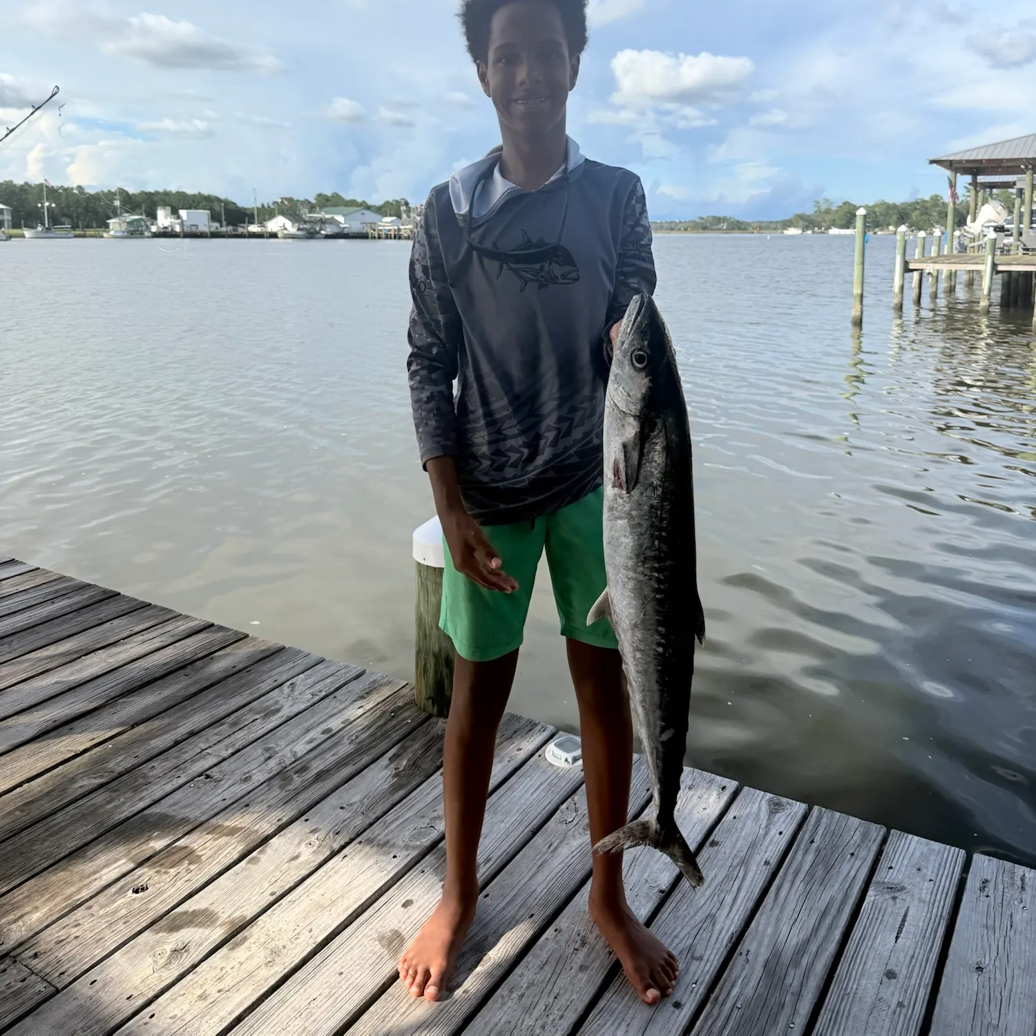 King mackerel caught on Fishbrain