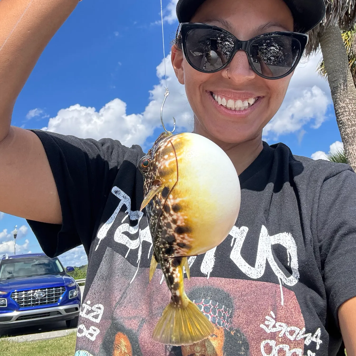 Southern puffer caught on Fishbrain