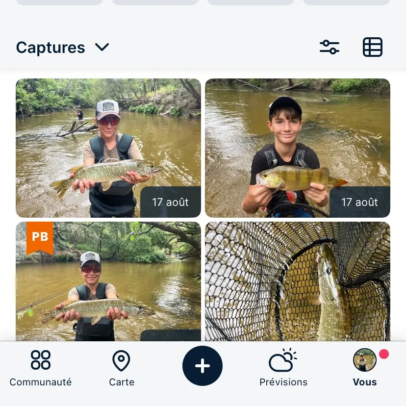 Fish caught on Fishbrain