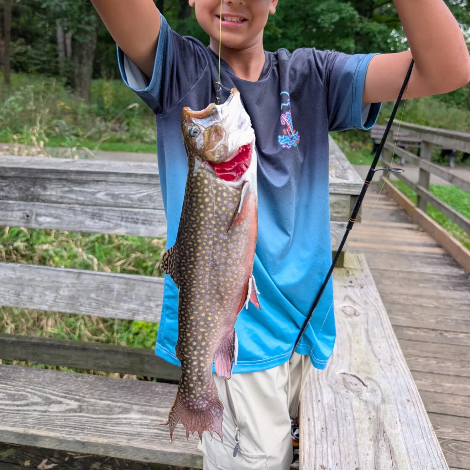 Brook trout caught on Fishbrain
