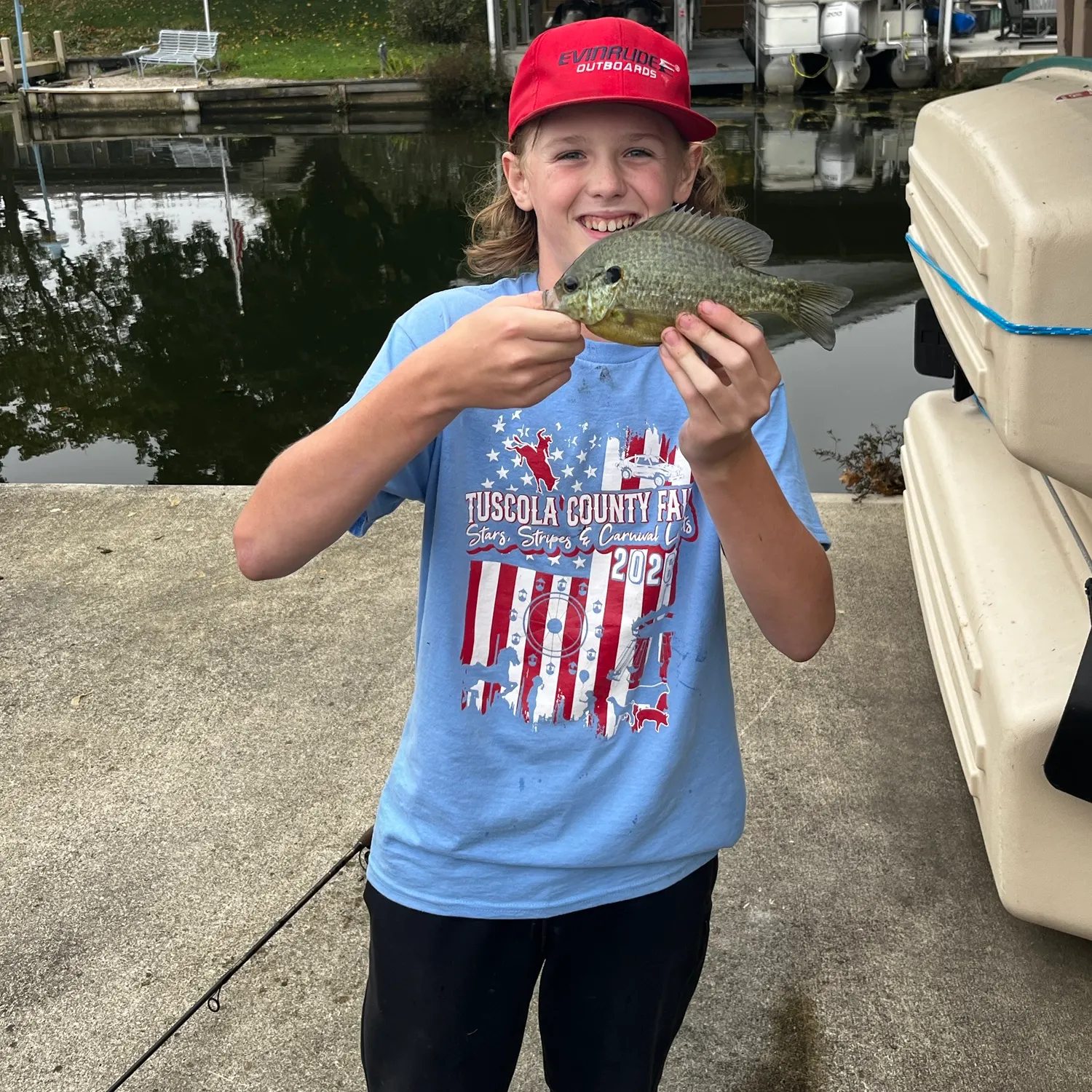 Redear sunfish caught on Fishbrain