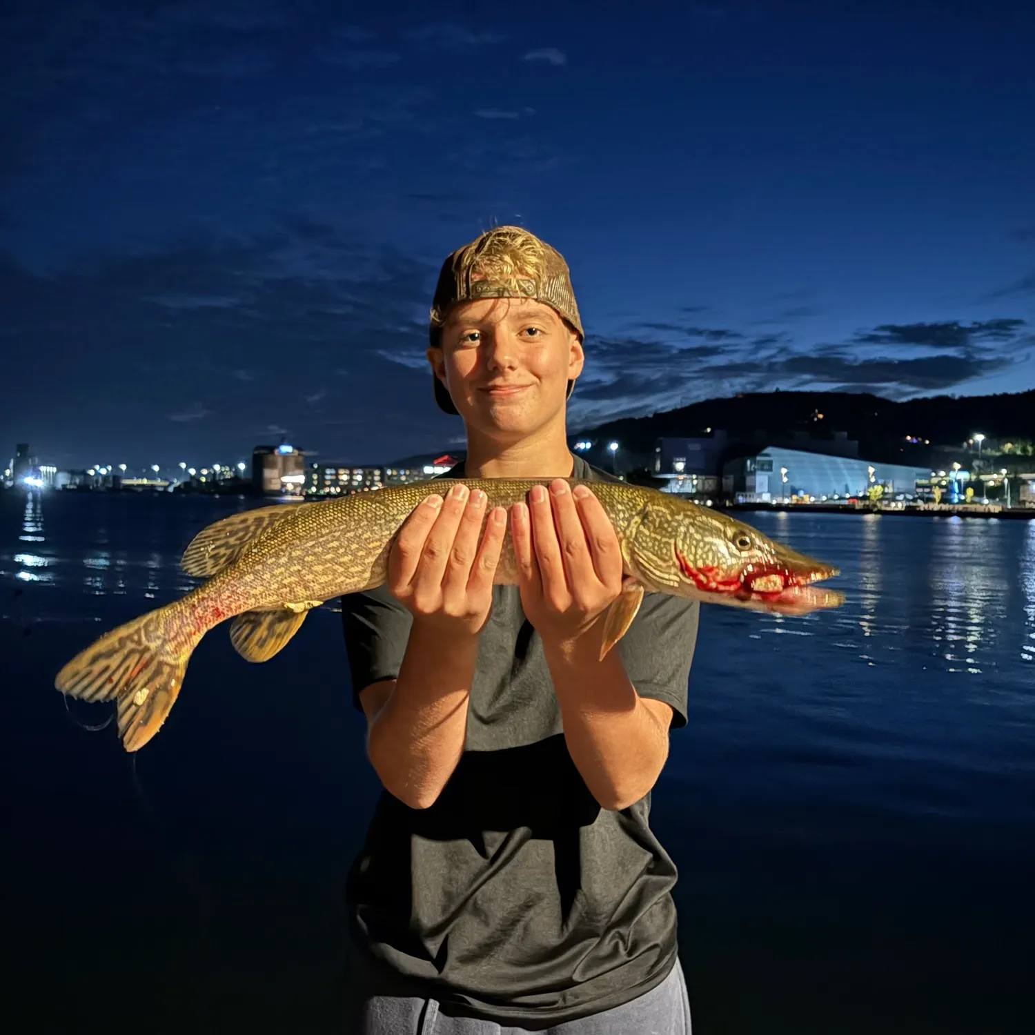Northern pike caught on Fishbrain