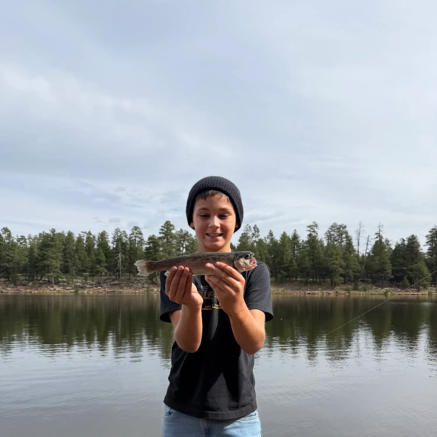 Rainbow trout caught on Fishbrain