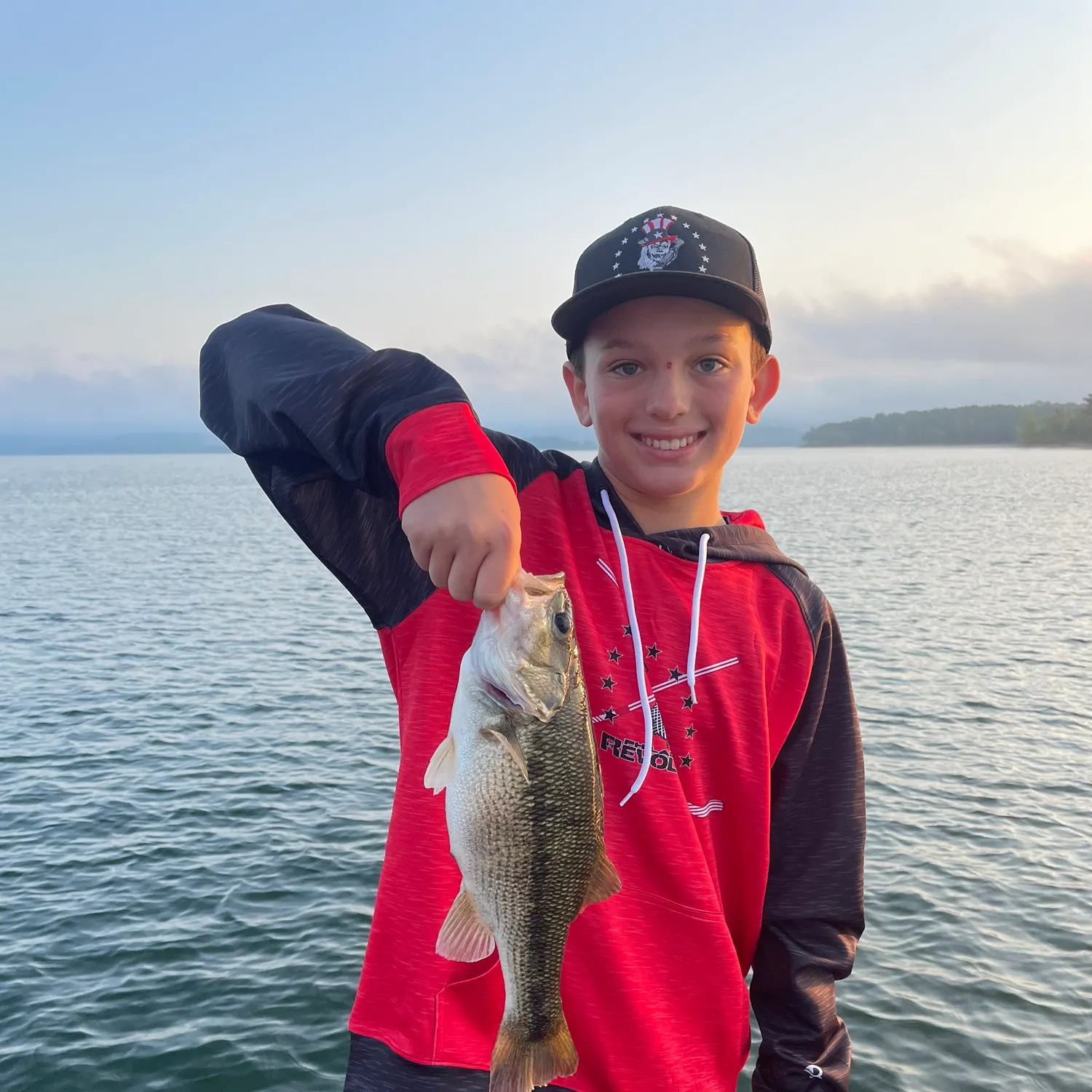 Spotted bass caught on Fishbrain