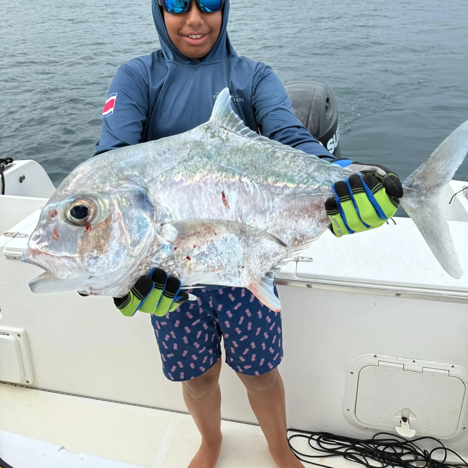 The most recent African pompano catches on Fishbrain