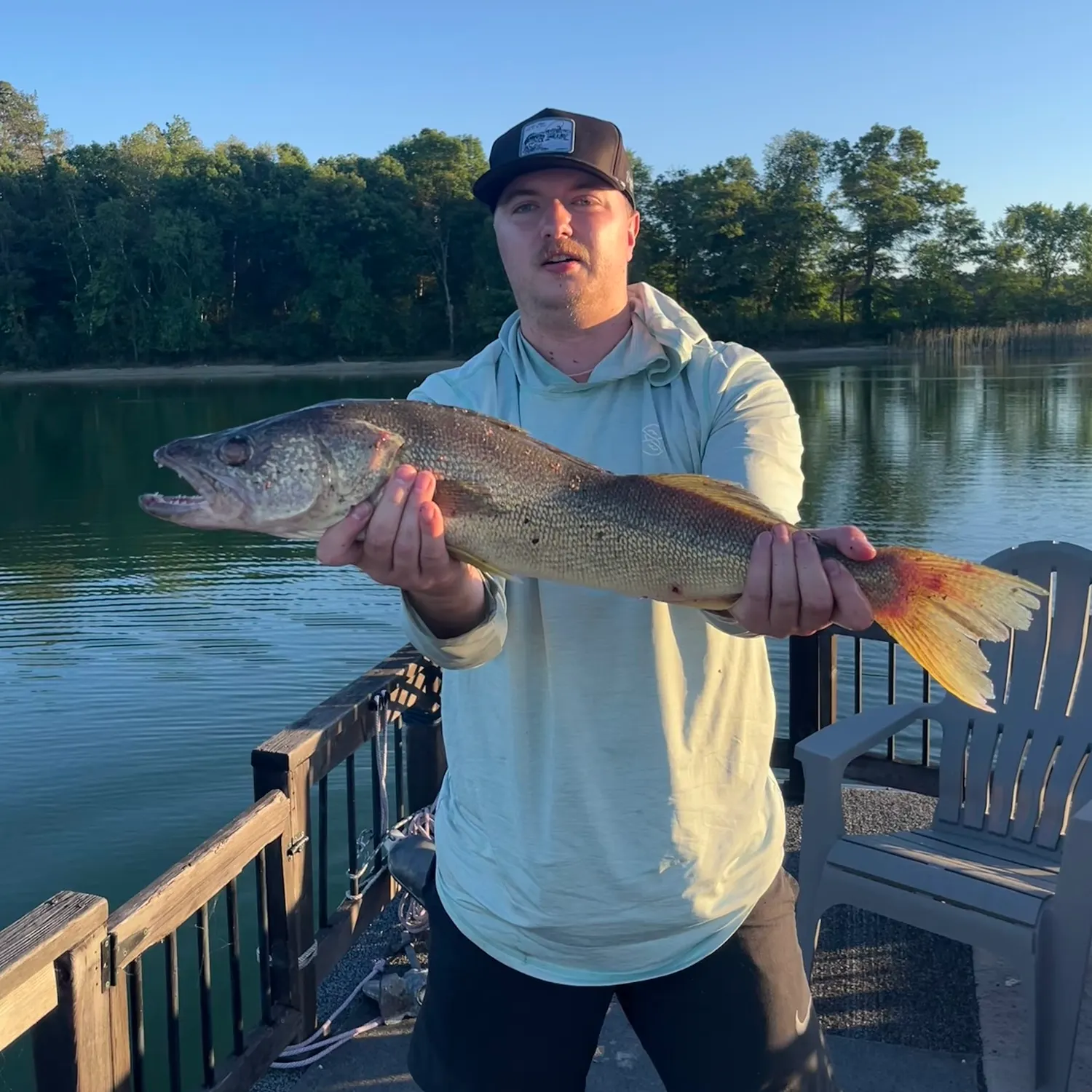 Walleye caught on Fishbrain