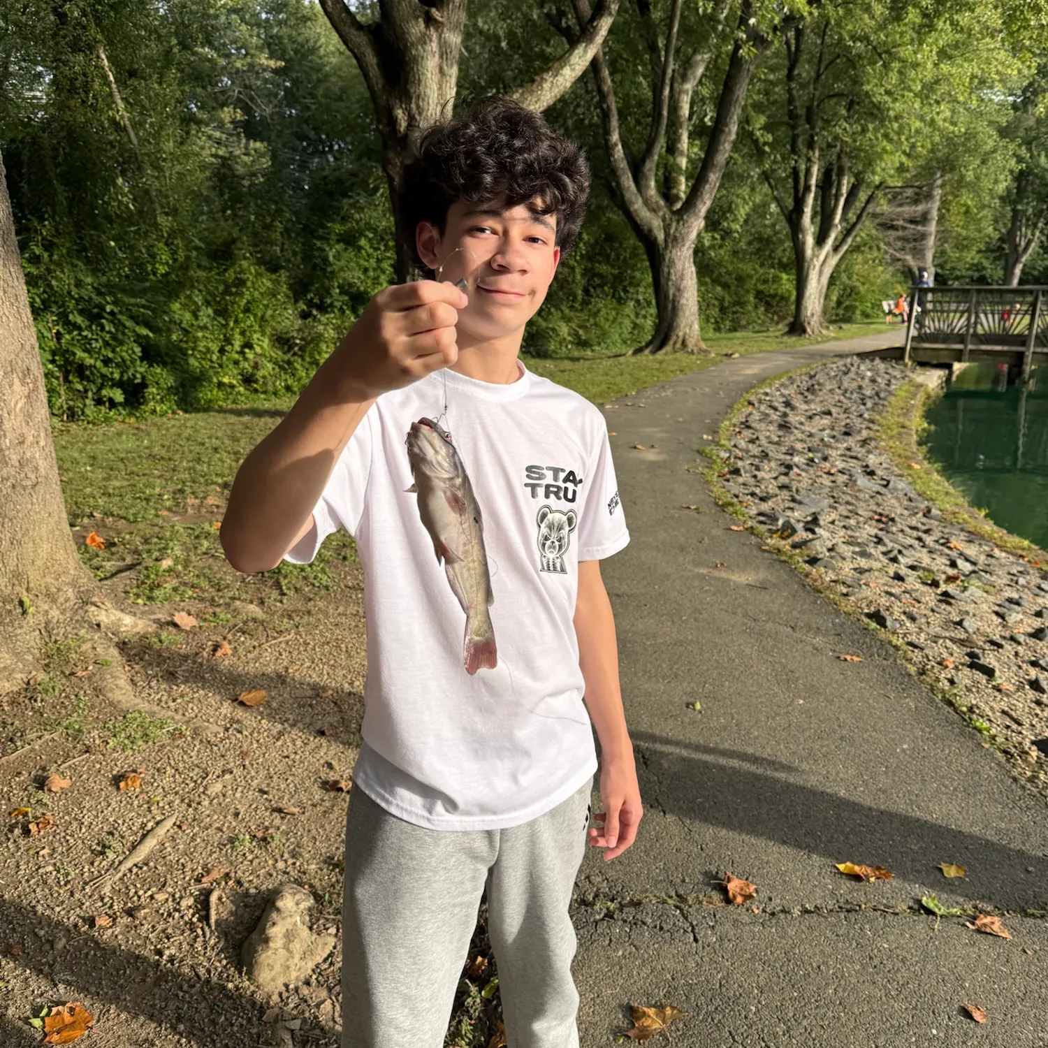 Channel catfish caught on Fishbrain