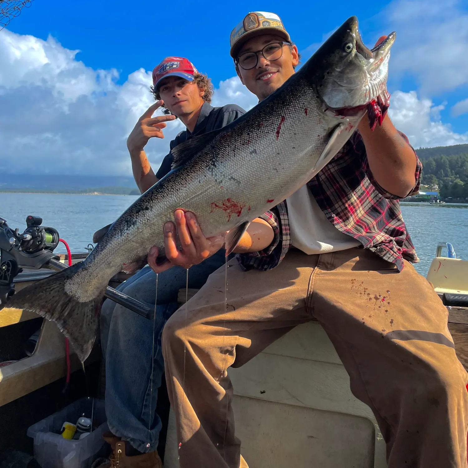 Chinook salmon caught on Fishbrain