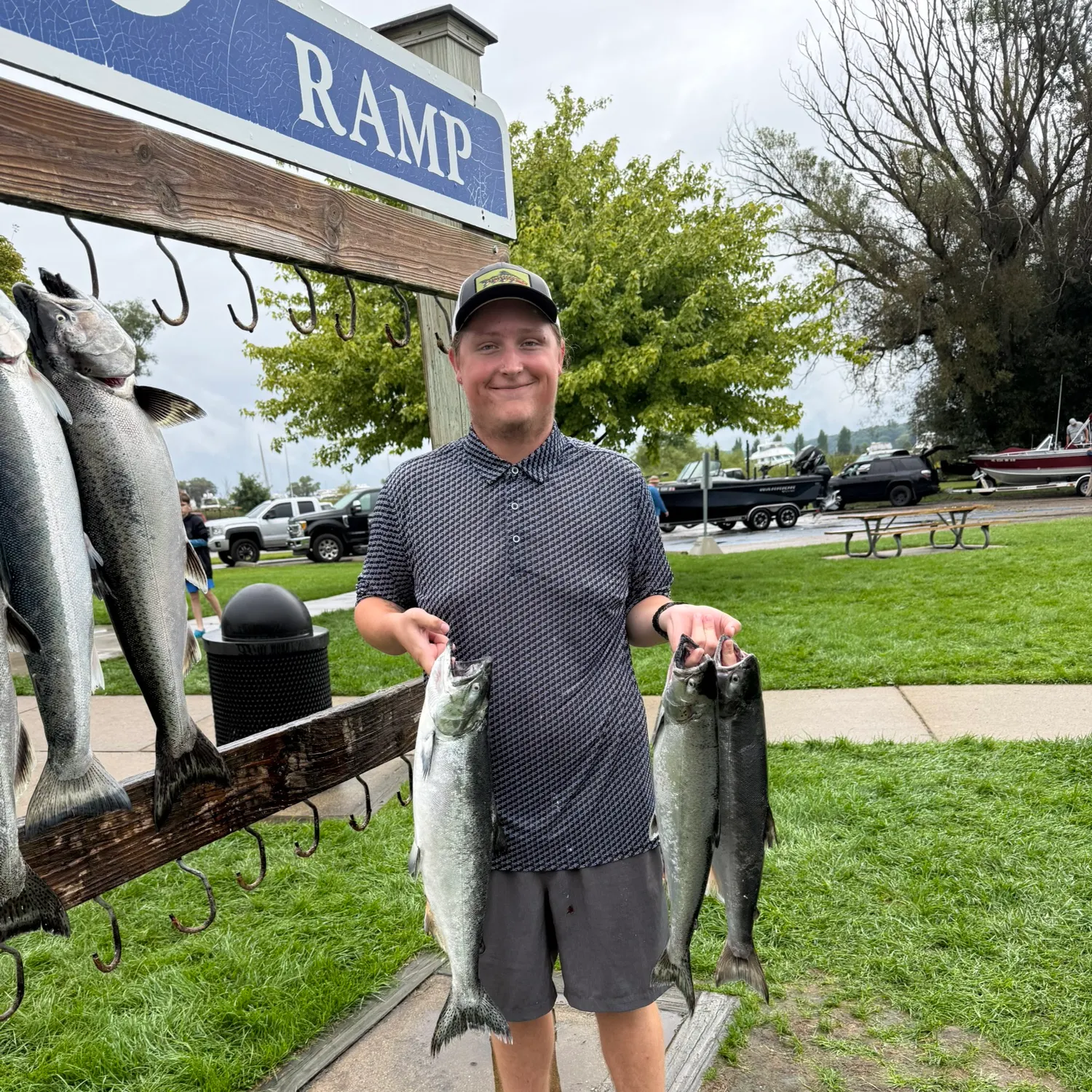 Chinook salmon caught on Fishbrain