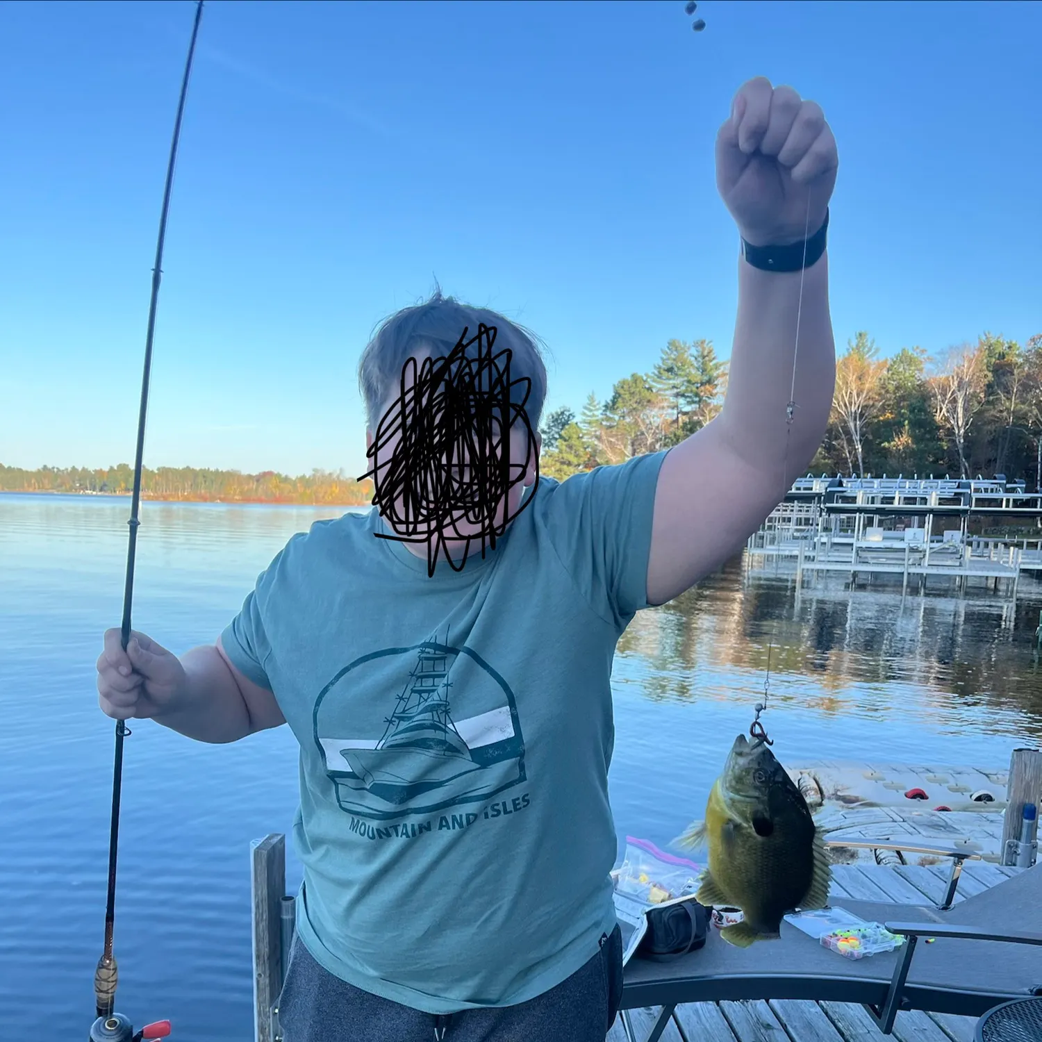 Bluegill caught on Fishbrain