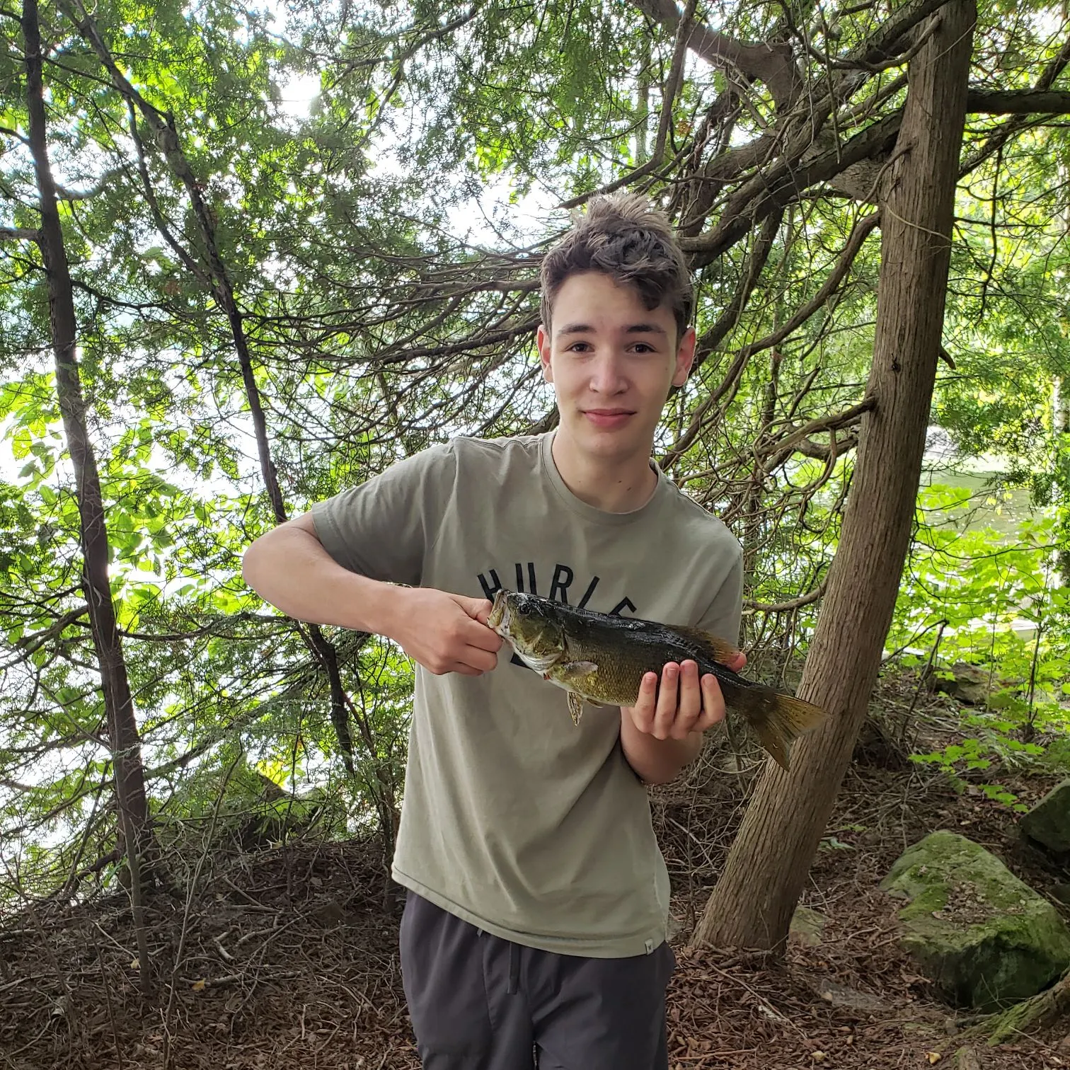 Smallmouth bass caught on Fishbrain
