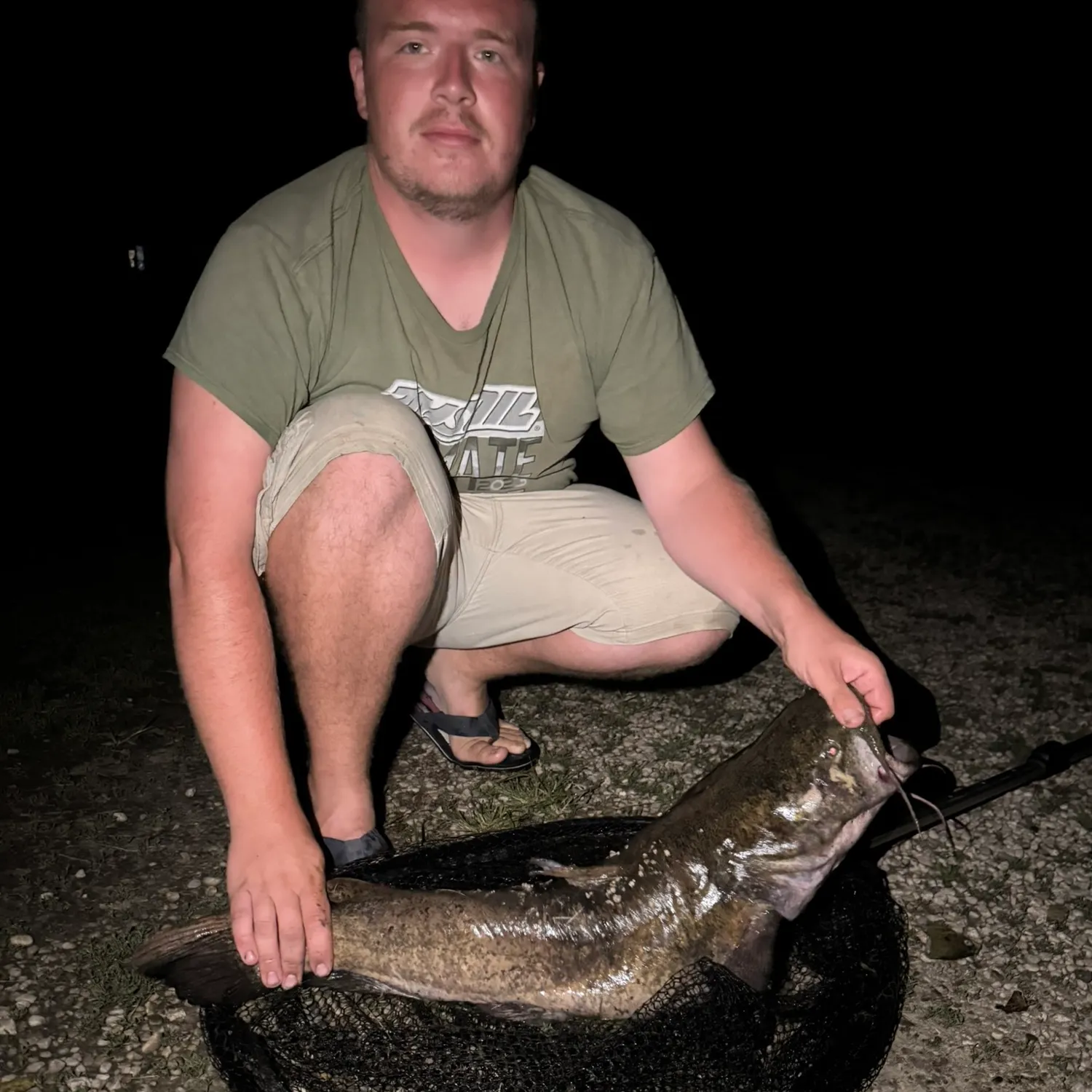 Flathead catfish caught on Fishbrain