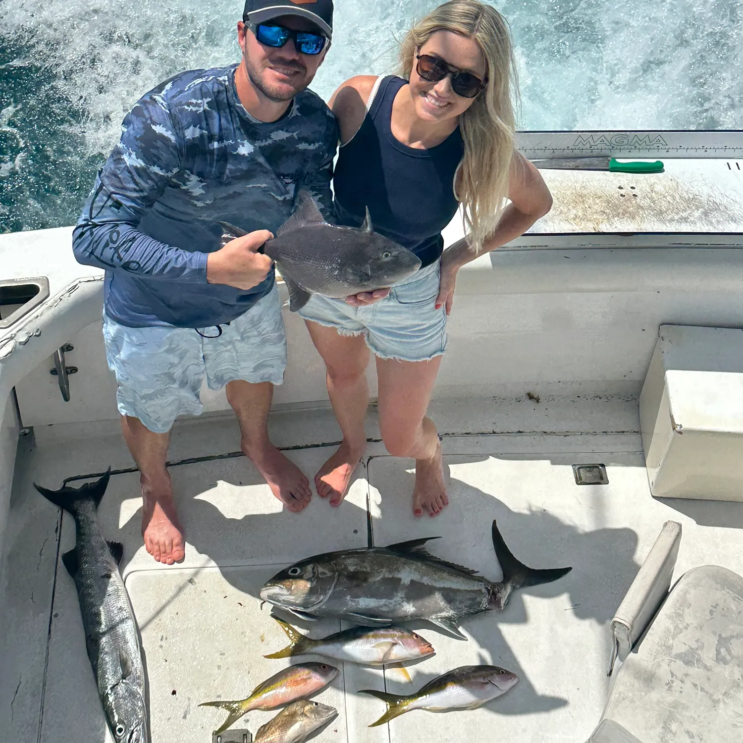 Grey triggerfish caught on Fishbrain