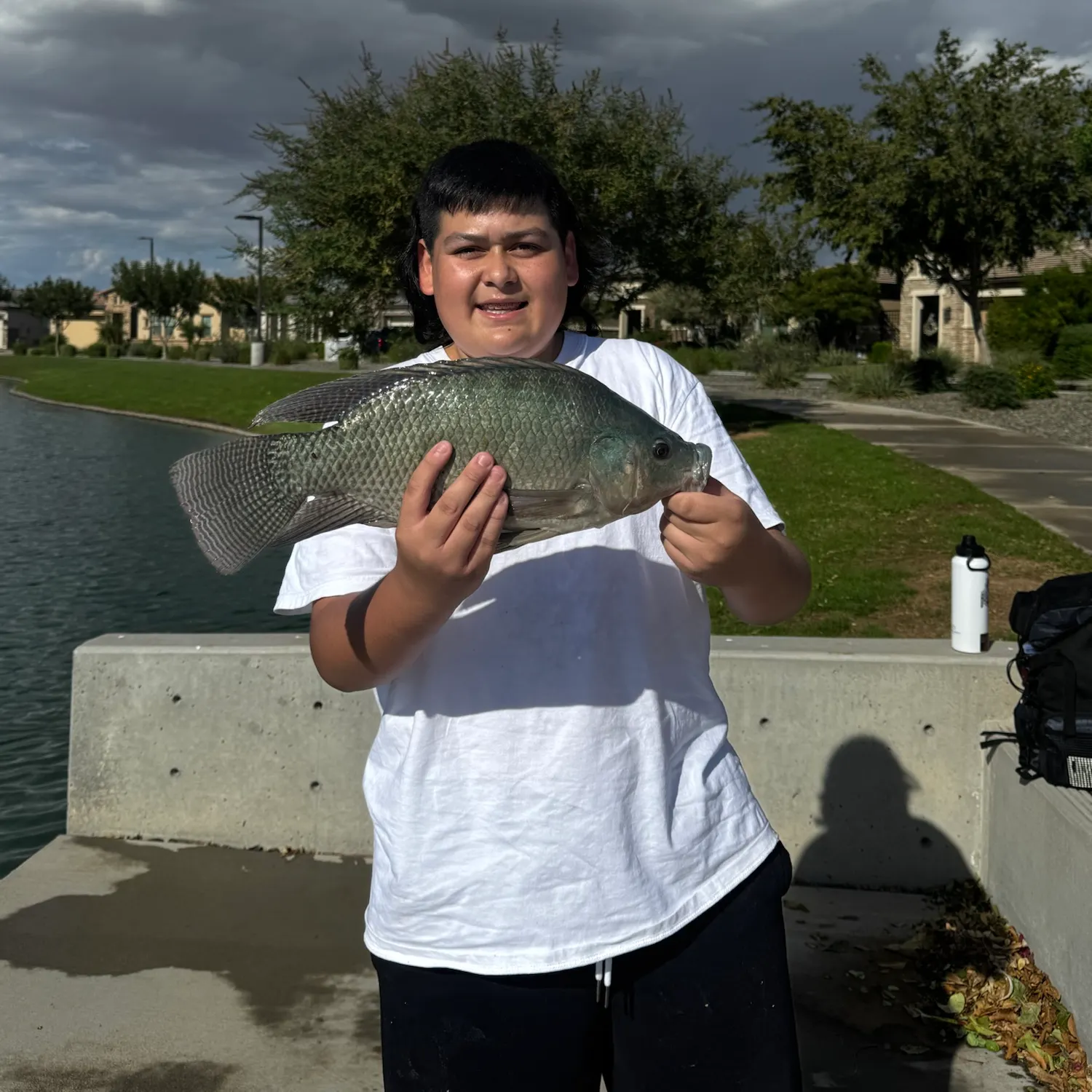 Nile tilapia caught on Fishbrain