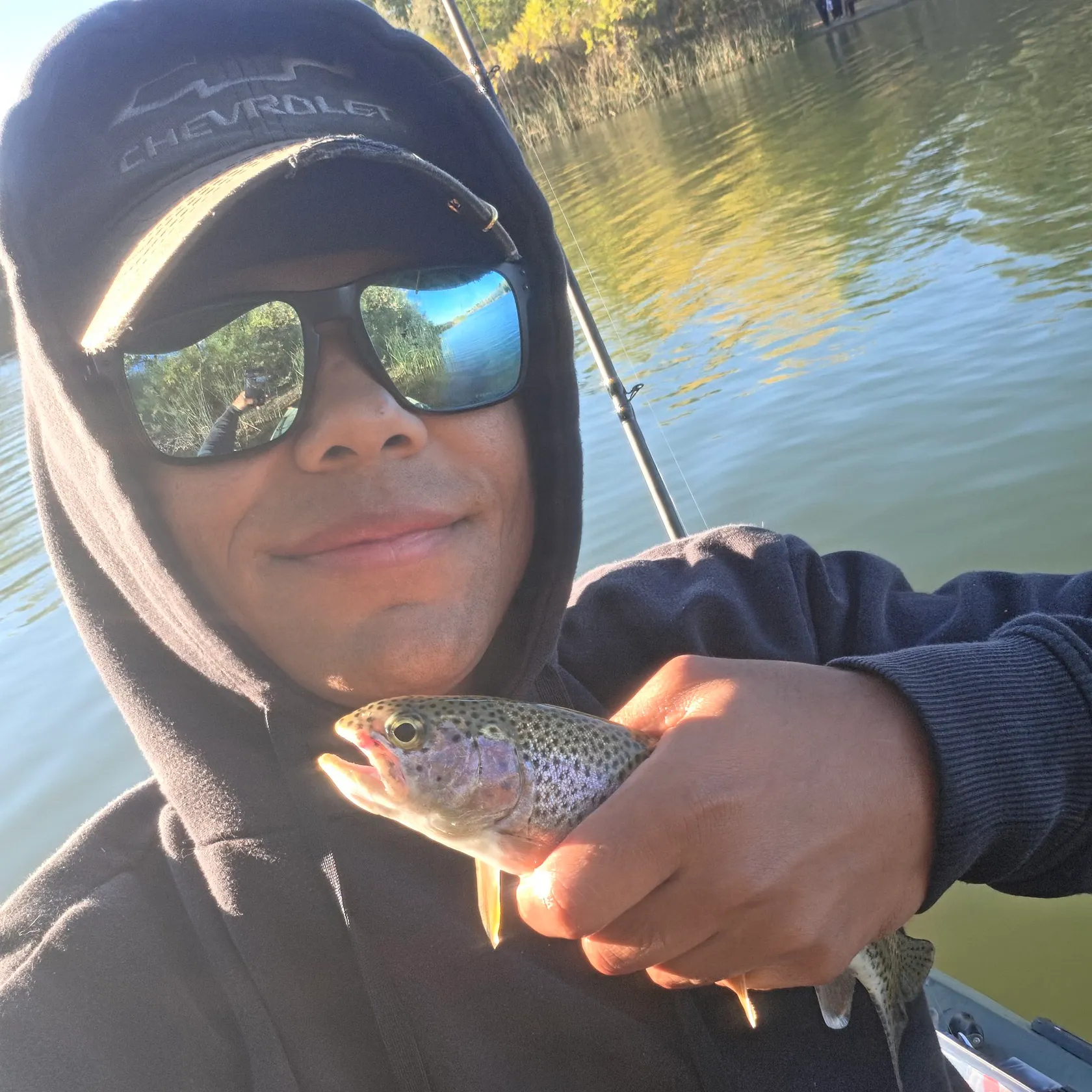 Rainbow trout caught on Fishbrain
