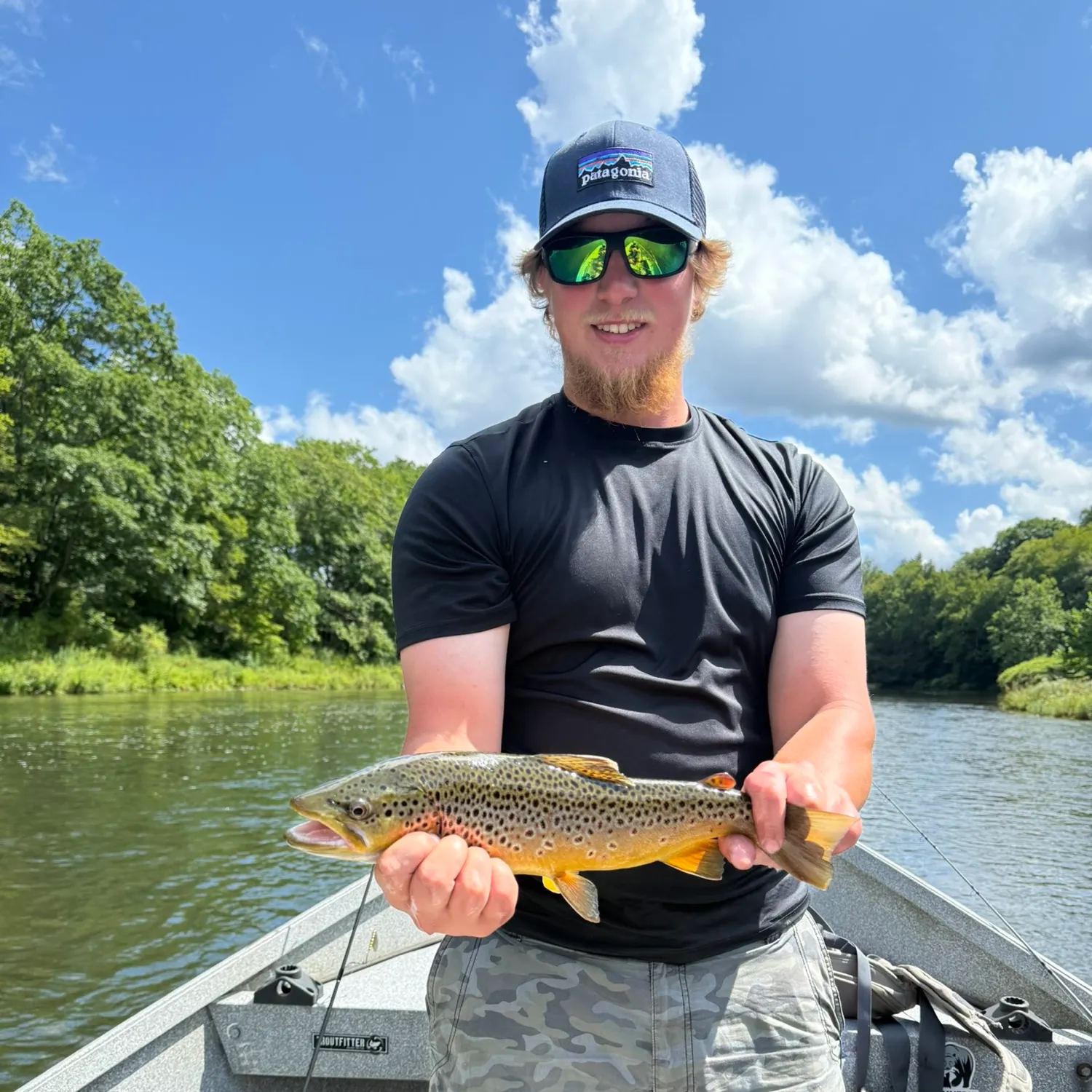 Brown trout caught on Fishbrain