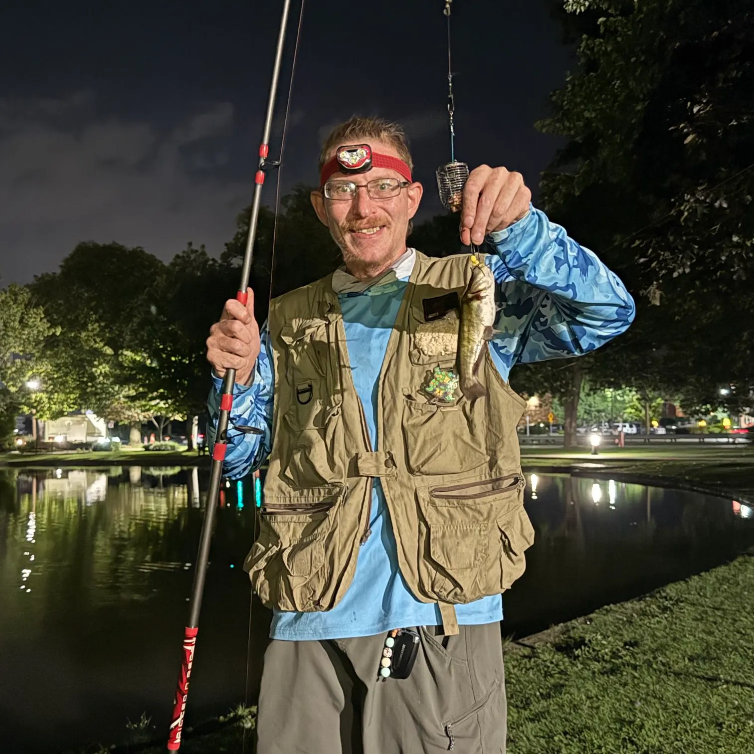 Channel catfish caught on Fishbrain