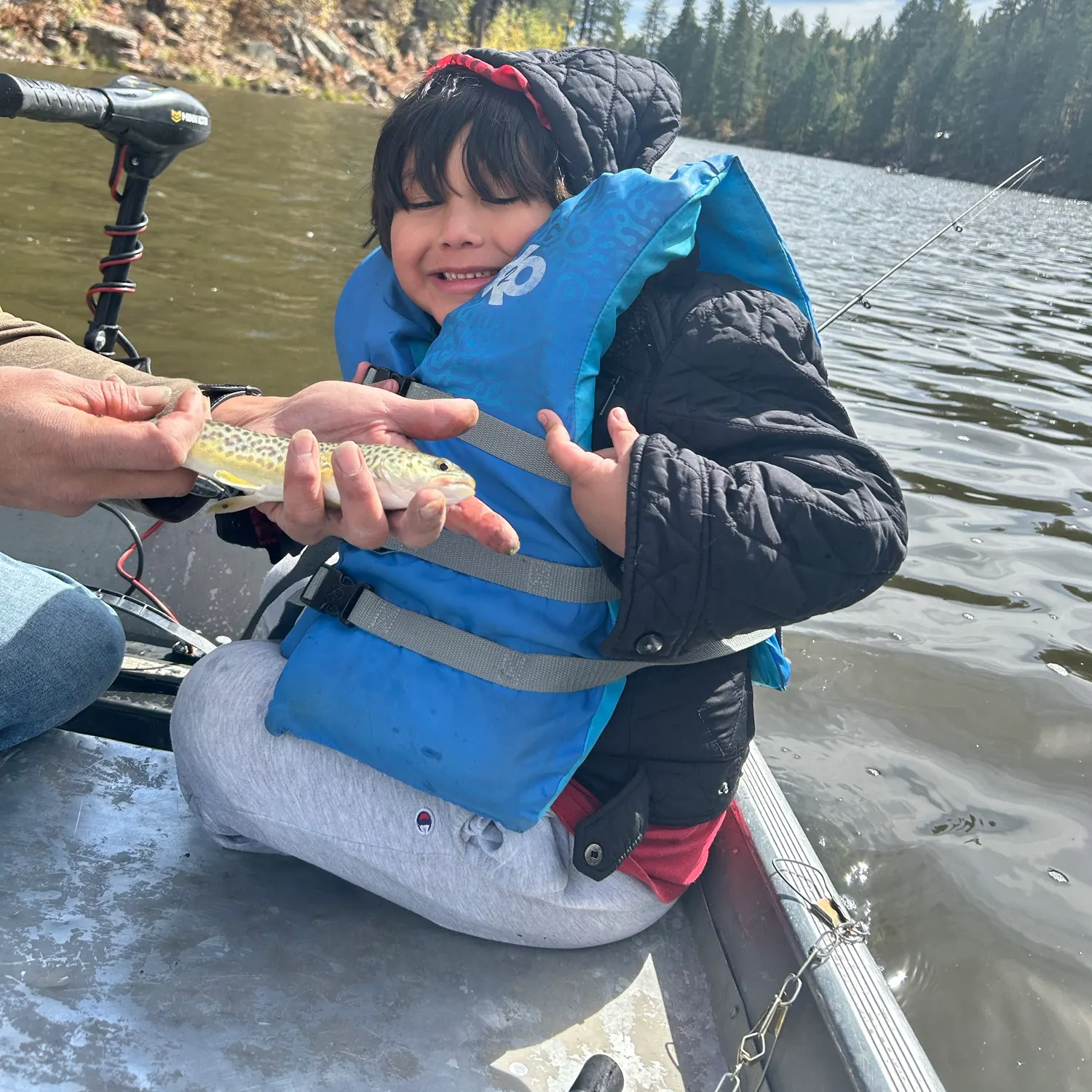 Tiger trout caught on Fishbrain