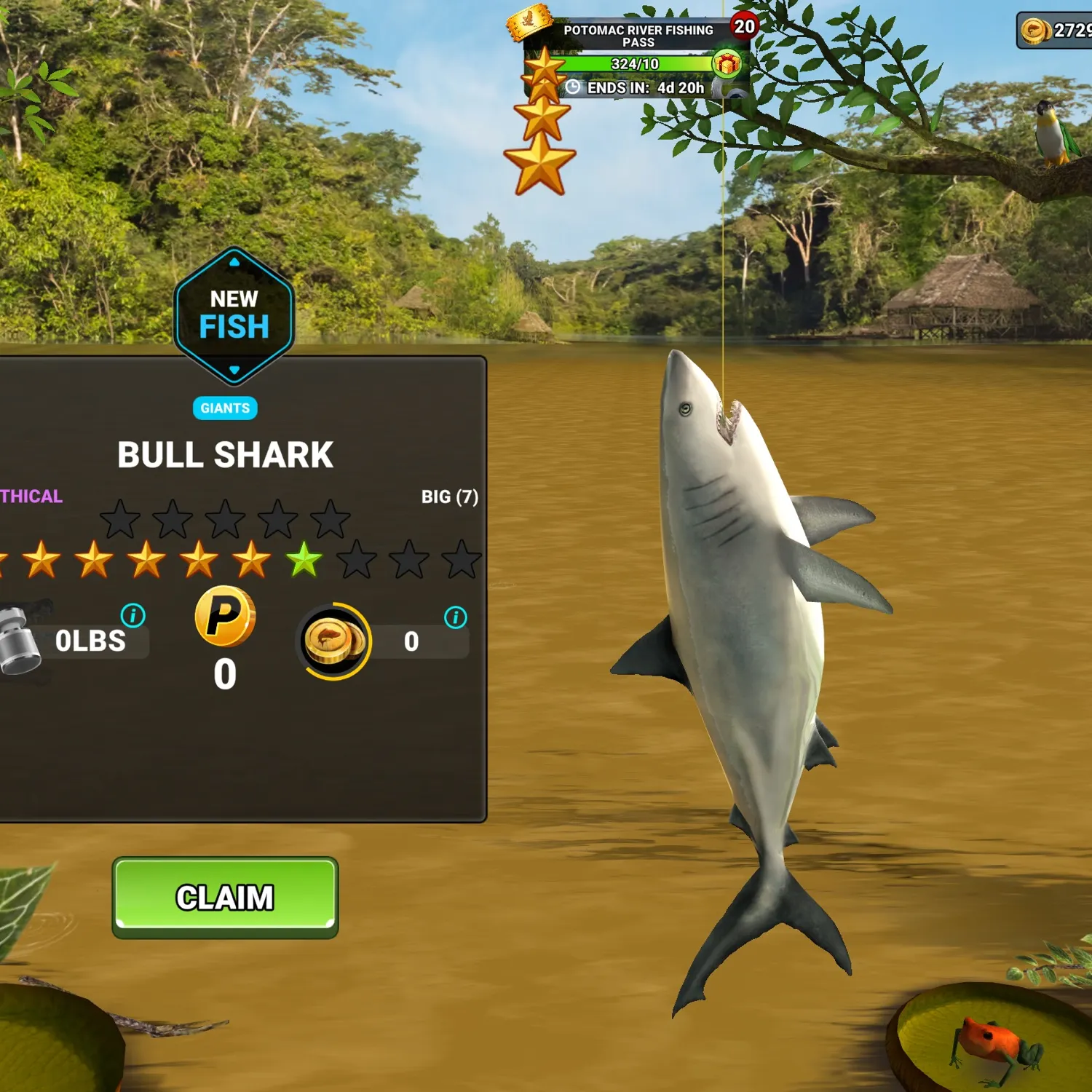 recently logged catches