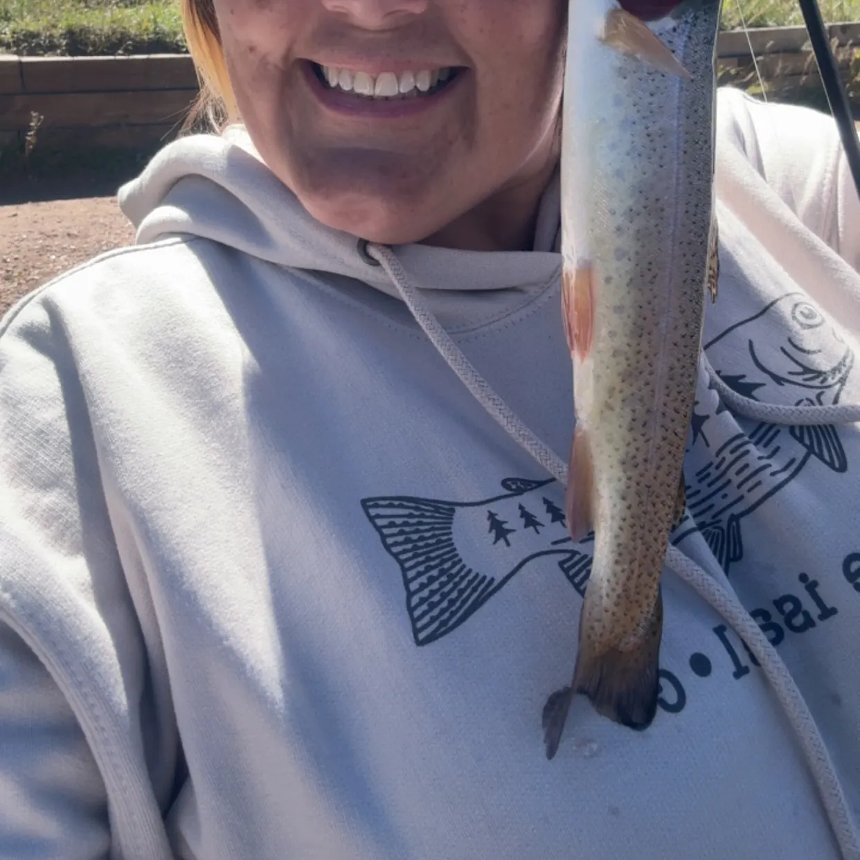 Rainbow trout caught on Fishbrain