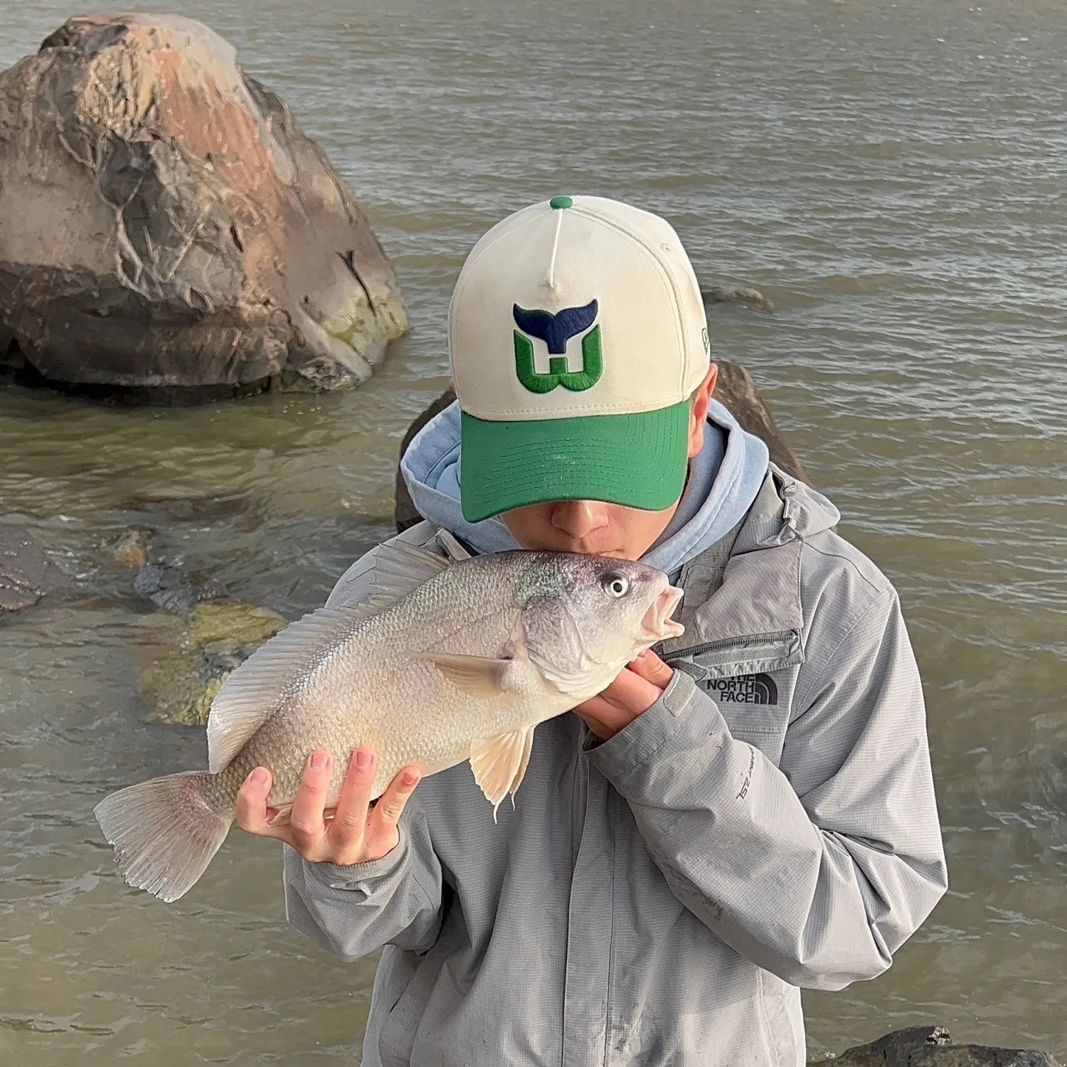 Freshwater drum caught on Fishbrain