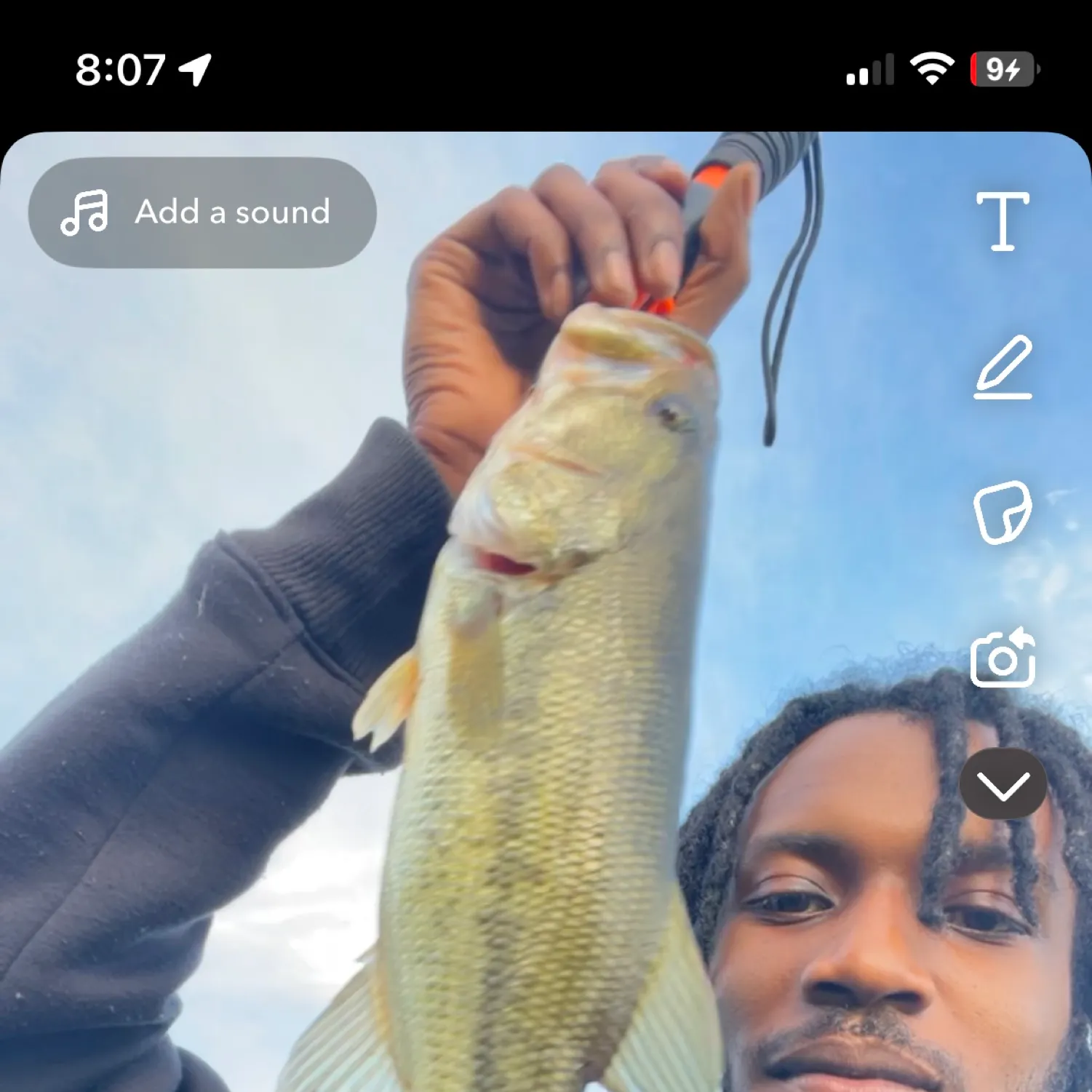 recently logged catches