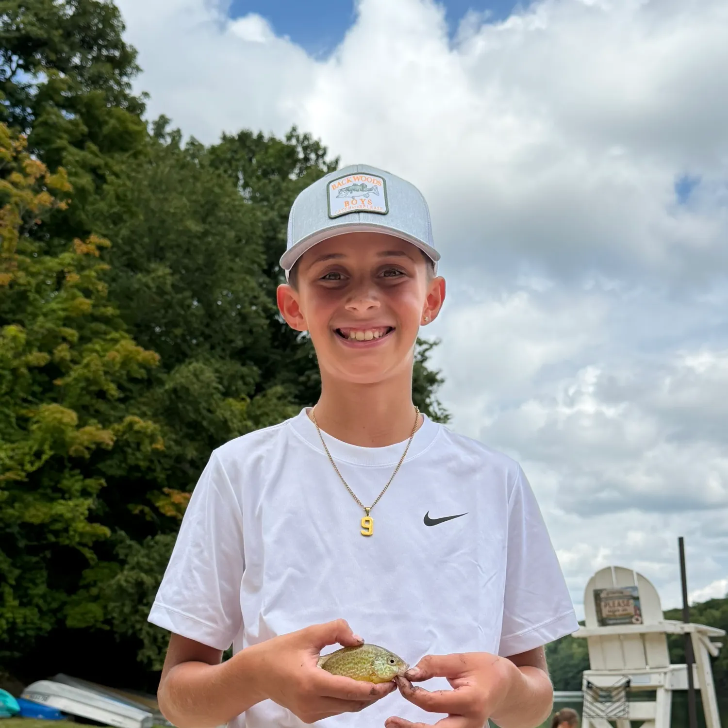 Pumpkinseed caught on Fishbrain