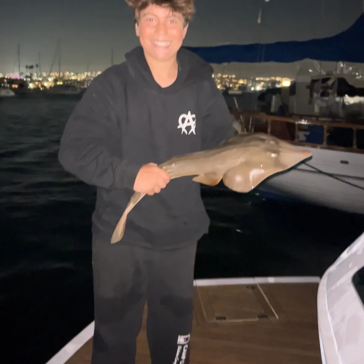 The most recent Pacific shovelnose guitarfish catches on Fishbrain