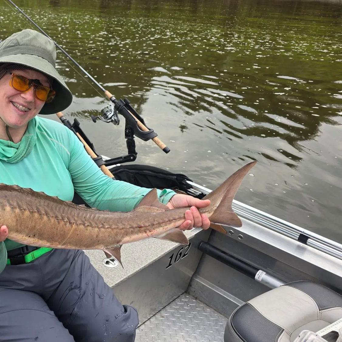 The most recent Lake sturgeon catches on Fishbrain
