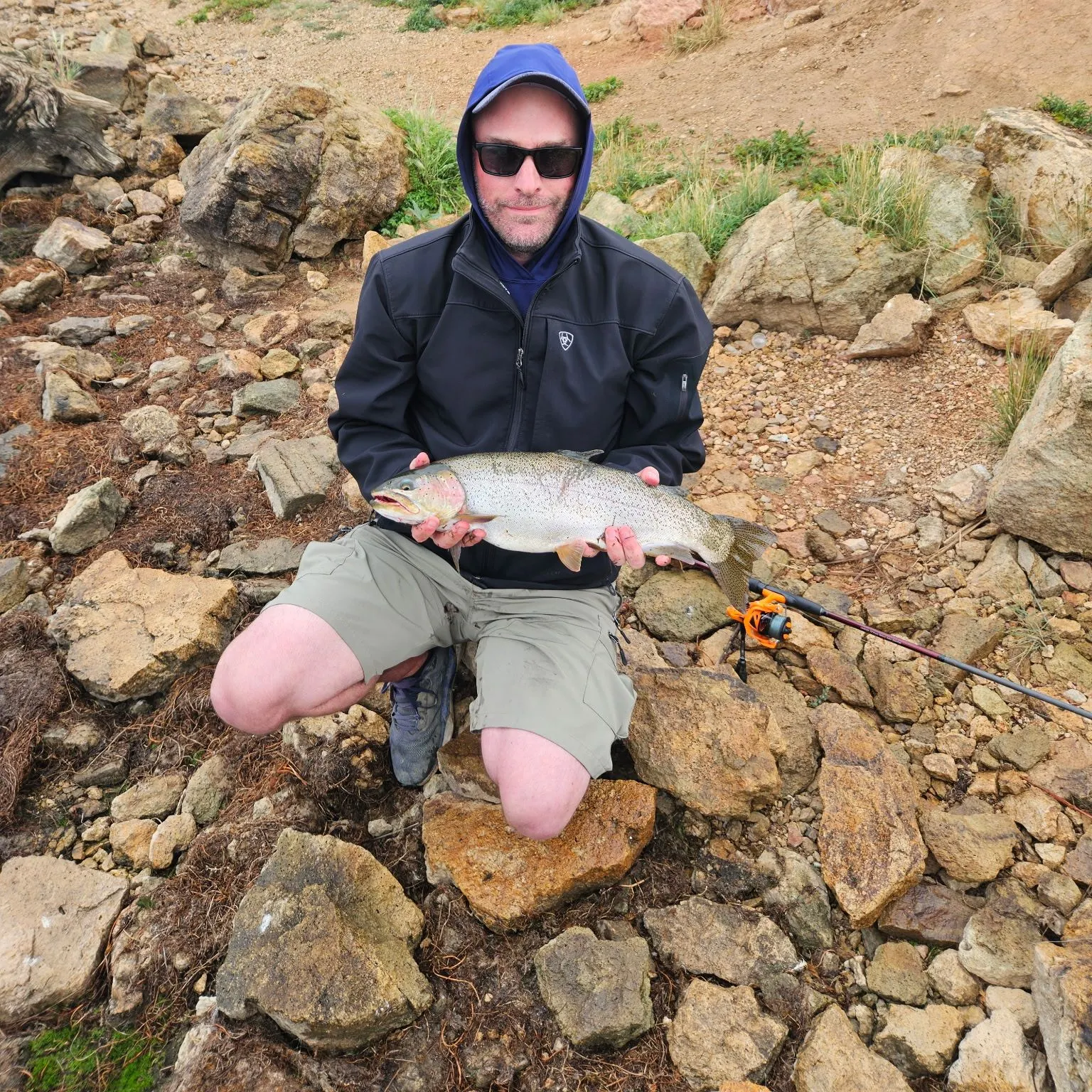 Rainbow trout caught on Fishbrain