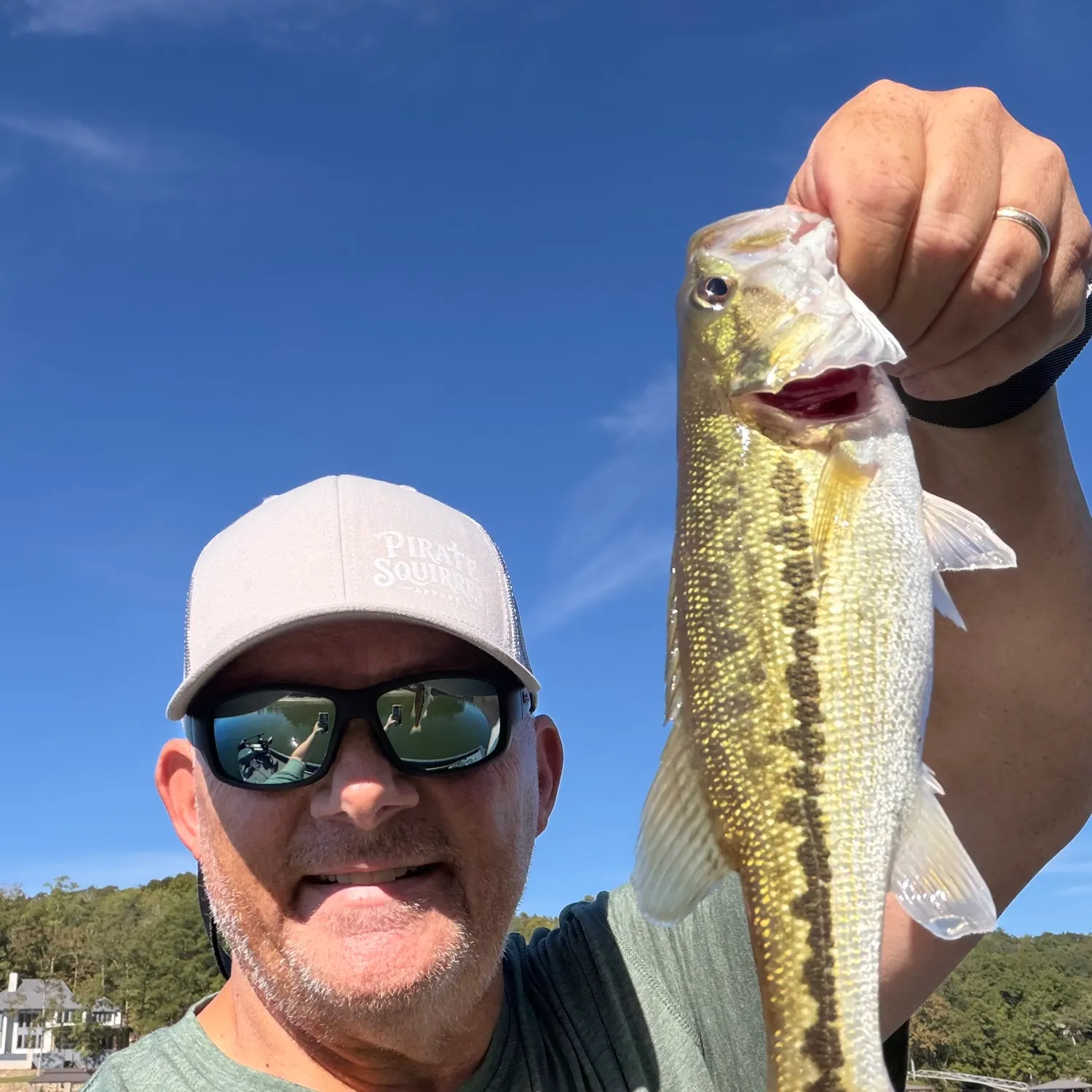 Spotted bass caught on Fishbrain