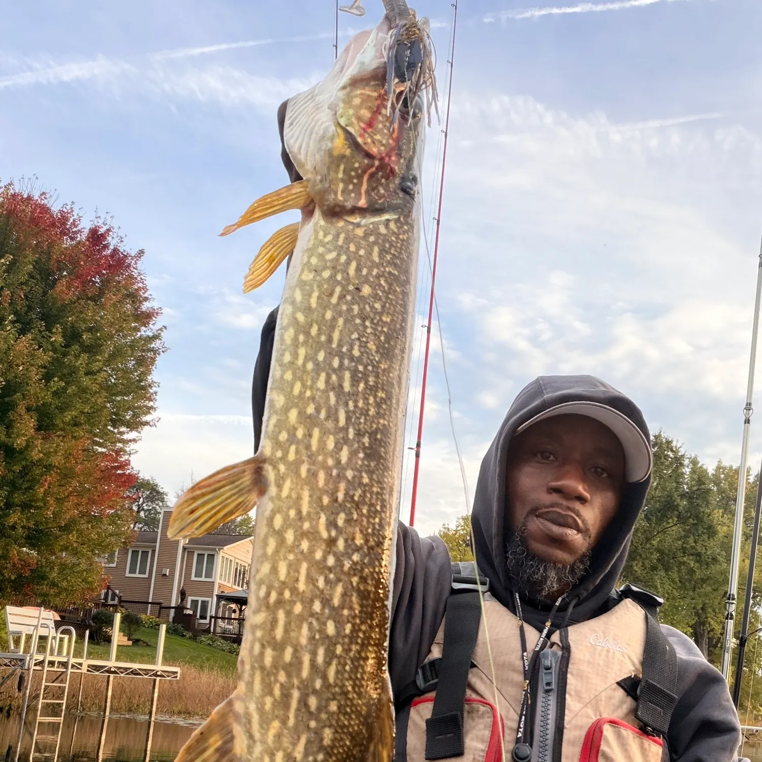 Northern pike caught on Fishbrain