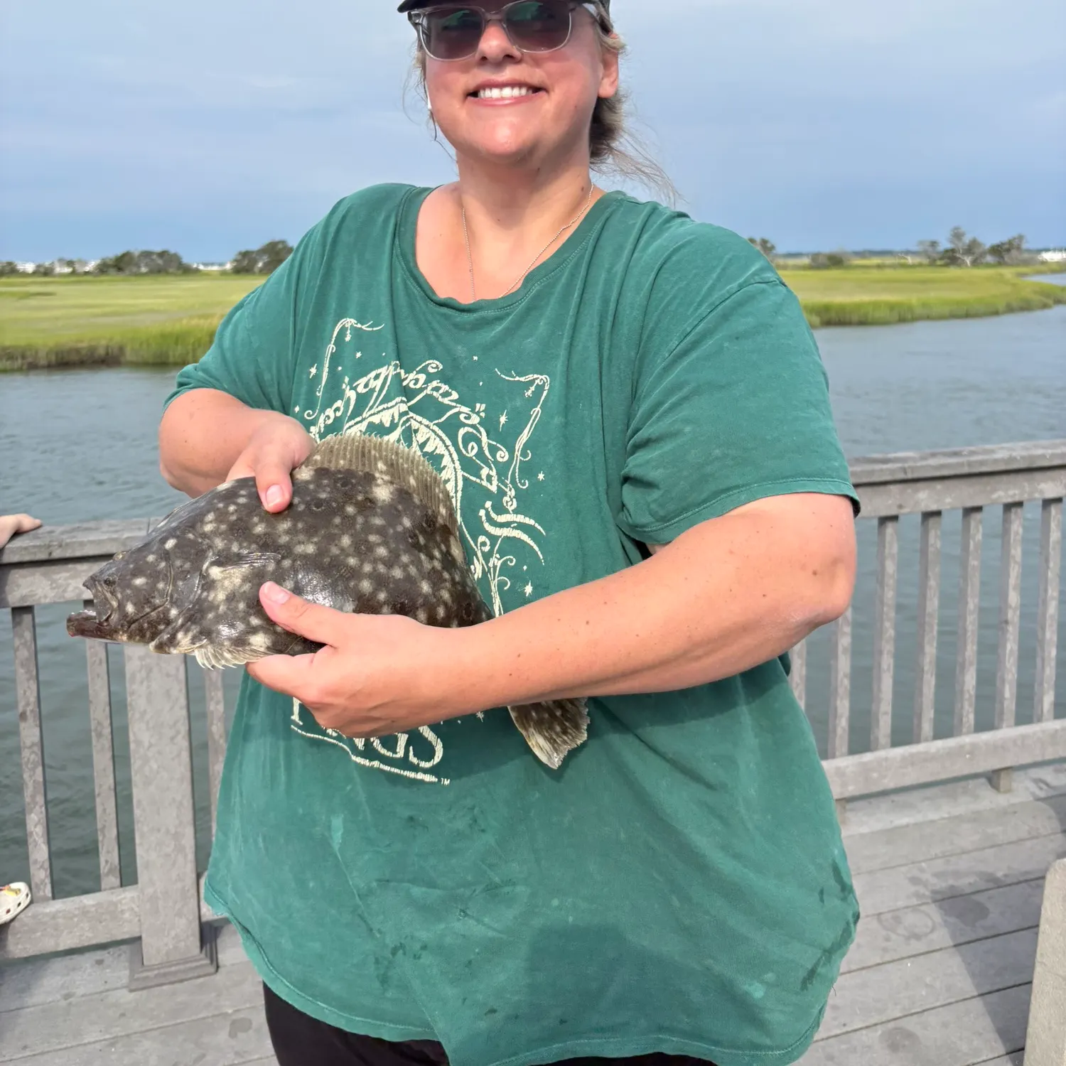 Summer flounder caught on Fishbrain
