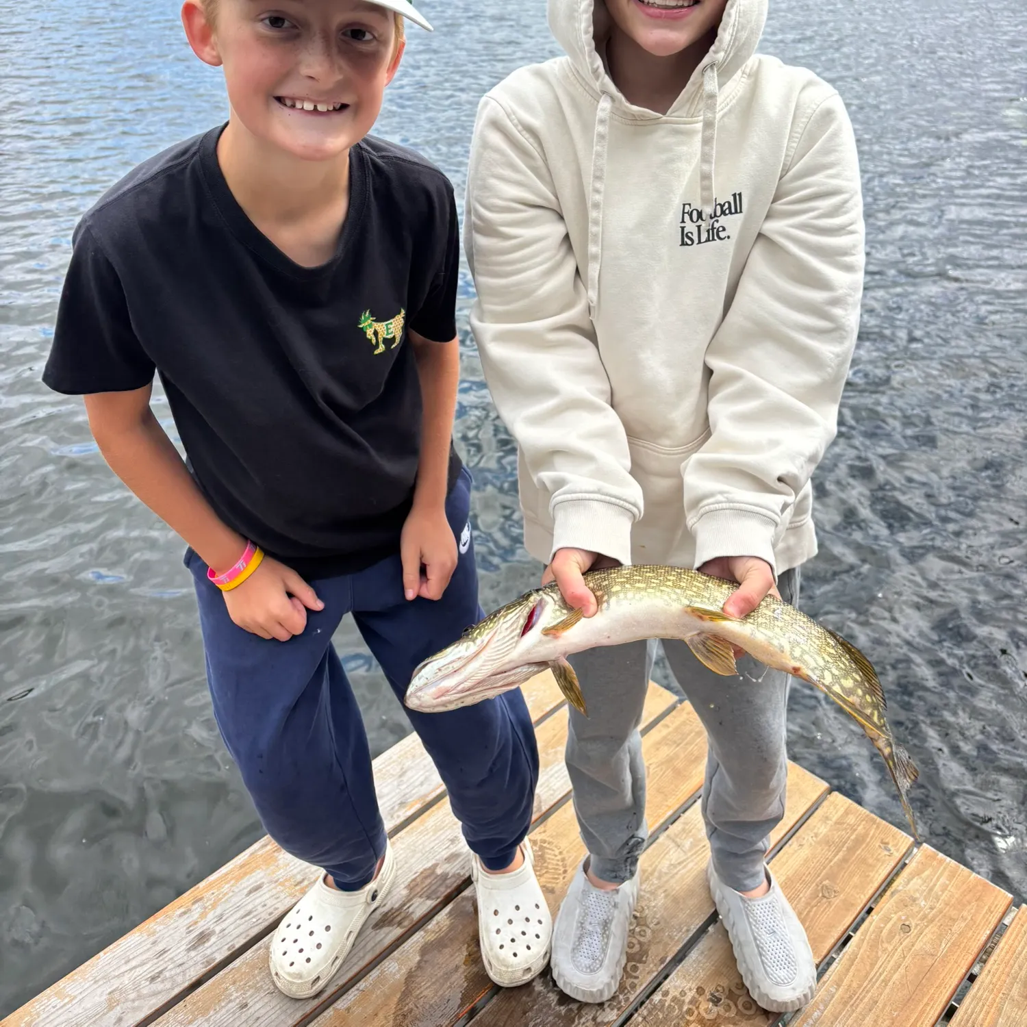Northern pike caught on Fishbrain