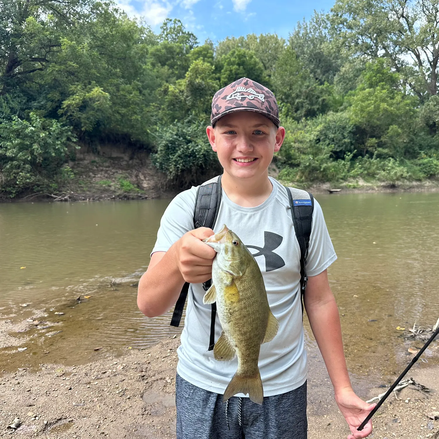 Smallmouth bass caught on Fishbrain