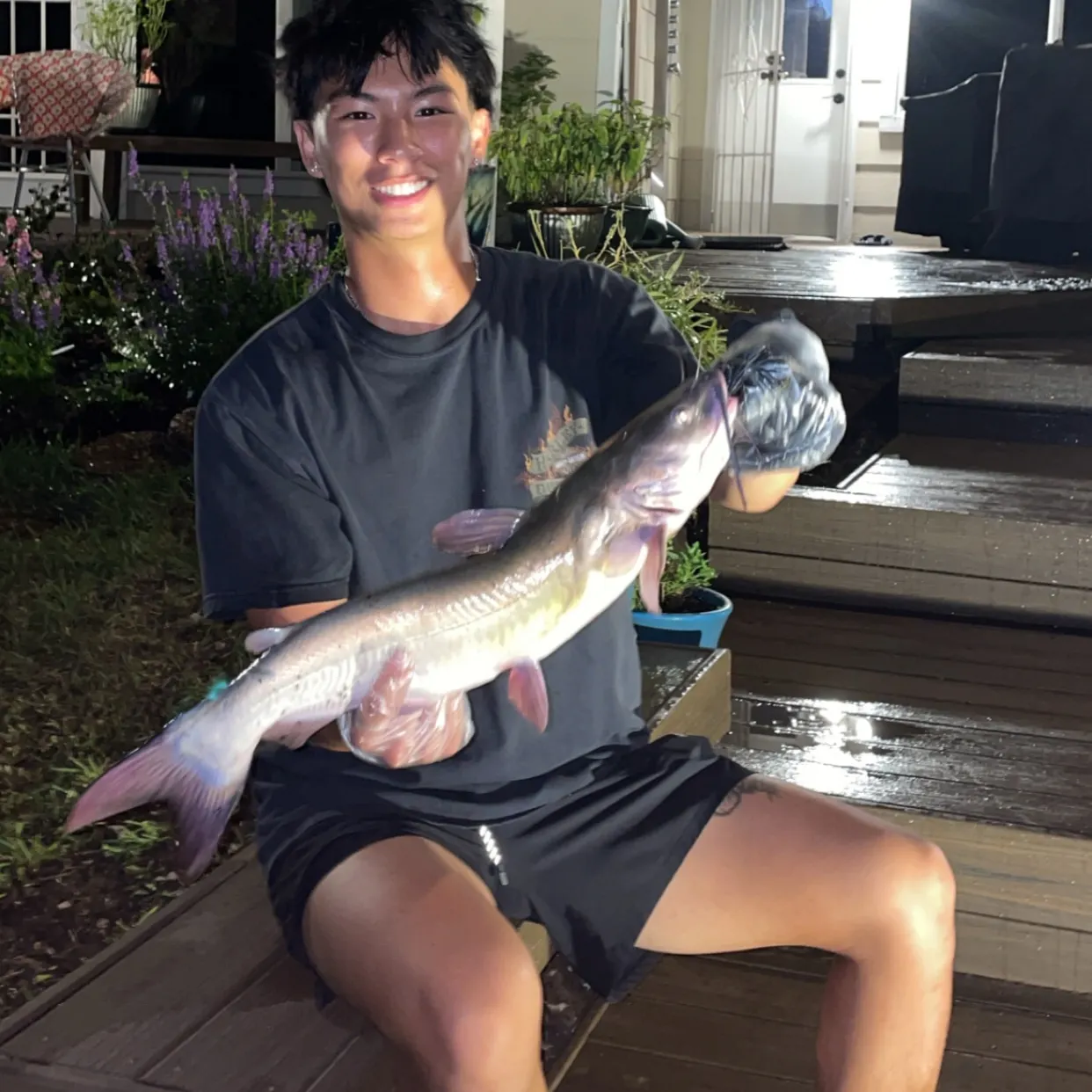 Channel catfish caught on Fishbrain