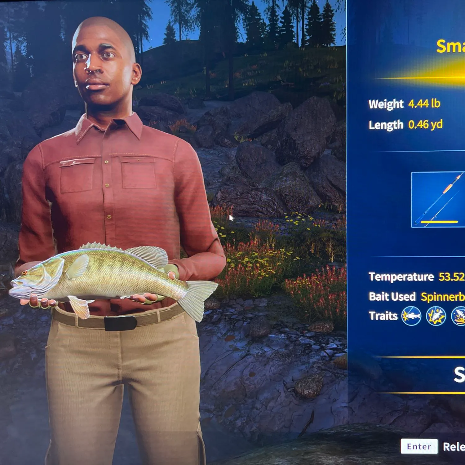 recently logged catches