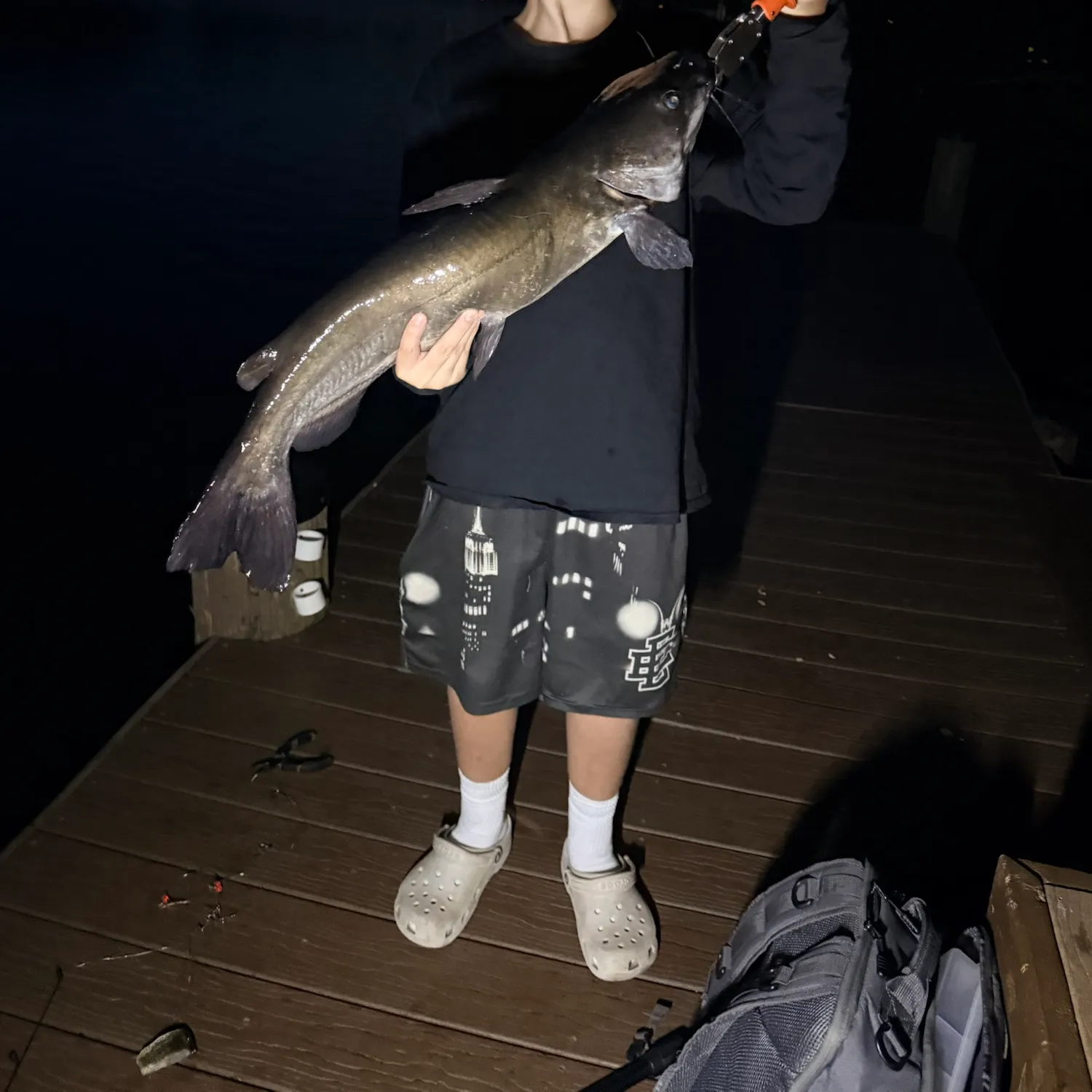 Channel catfish caught on Fishbrain
