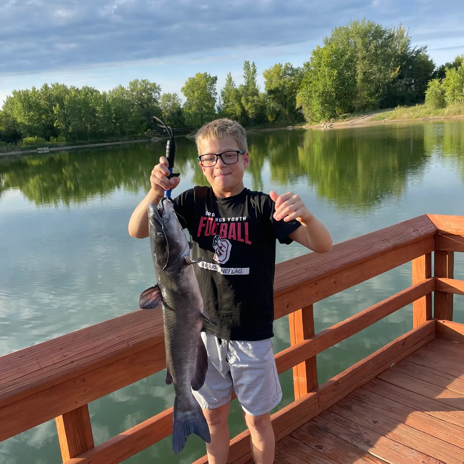 Channel catfish caught on Fishbrain