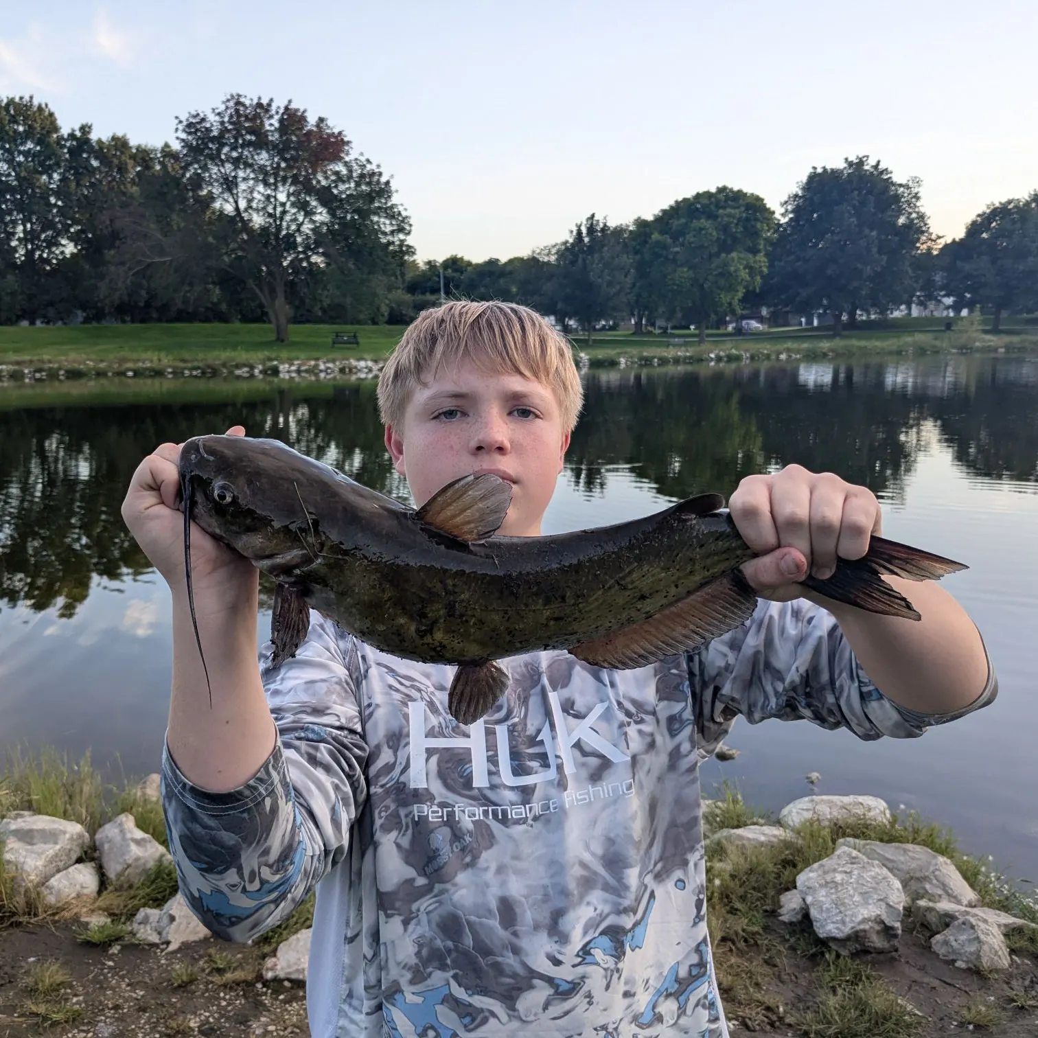 Channel catfish caught on Fishbrain