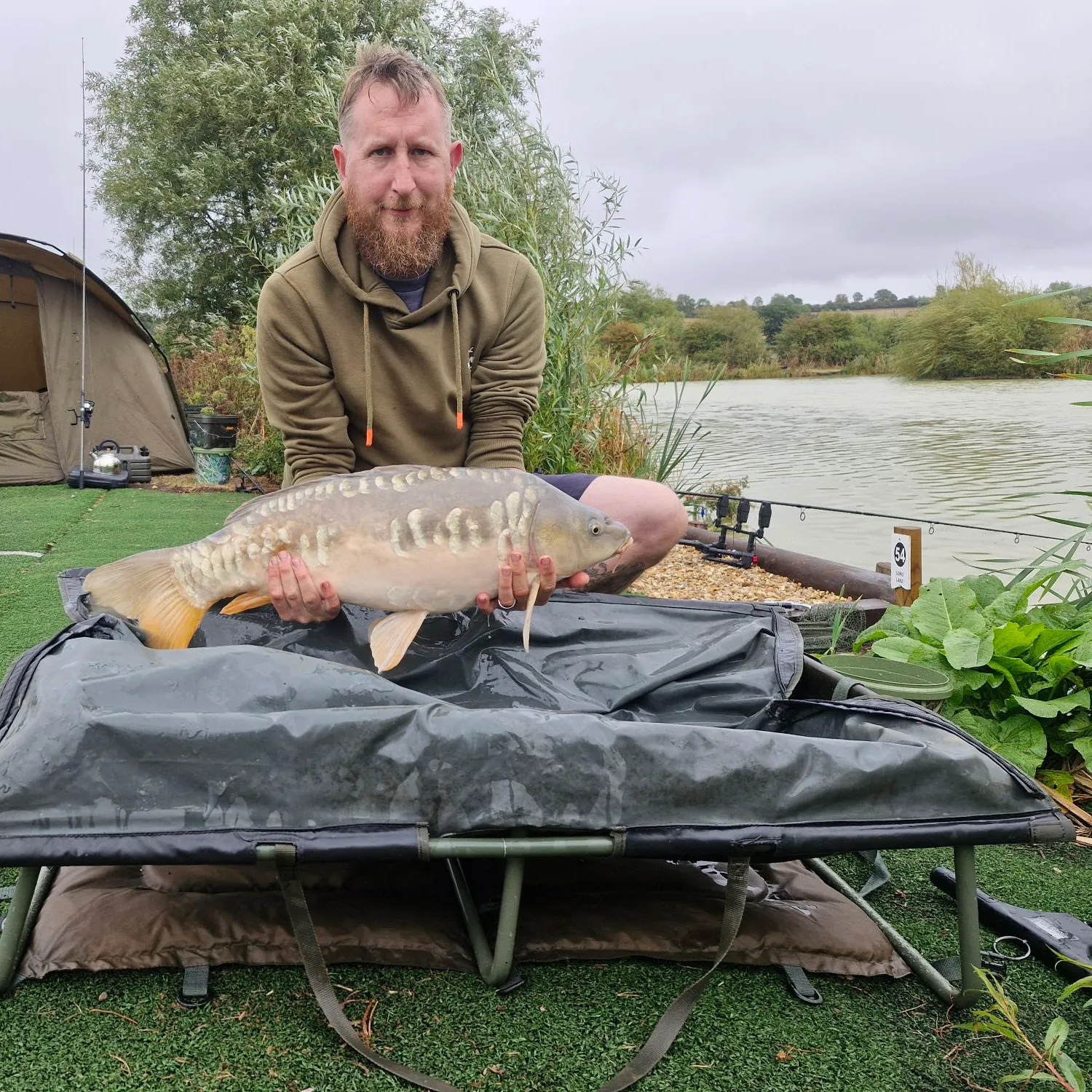 Mirror carp caught on Fishbrain