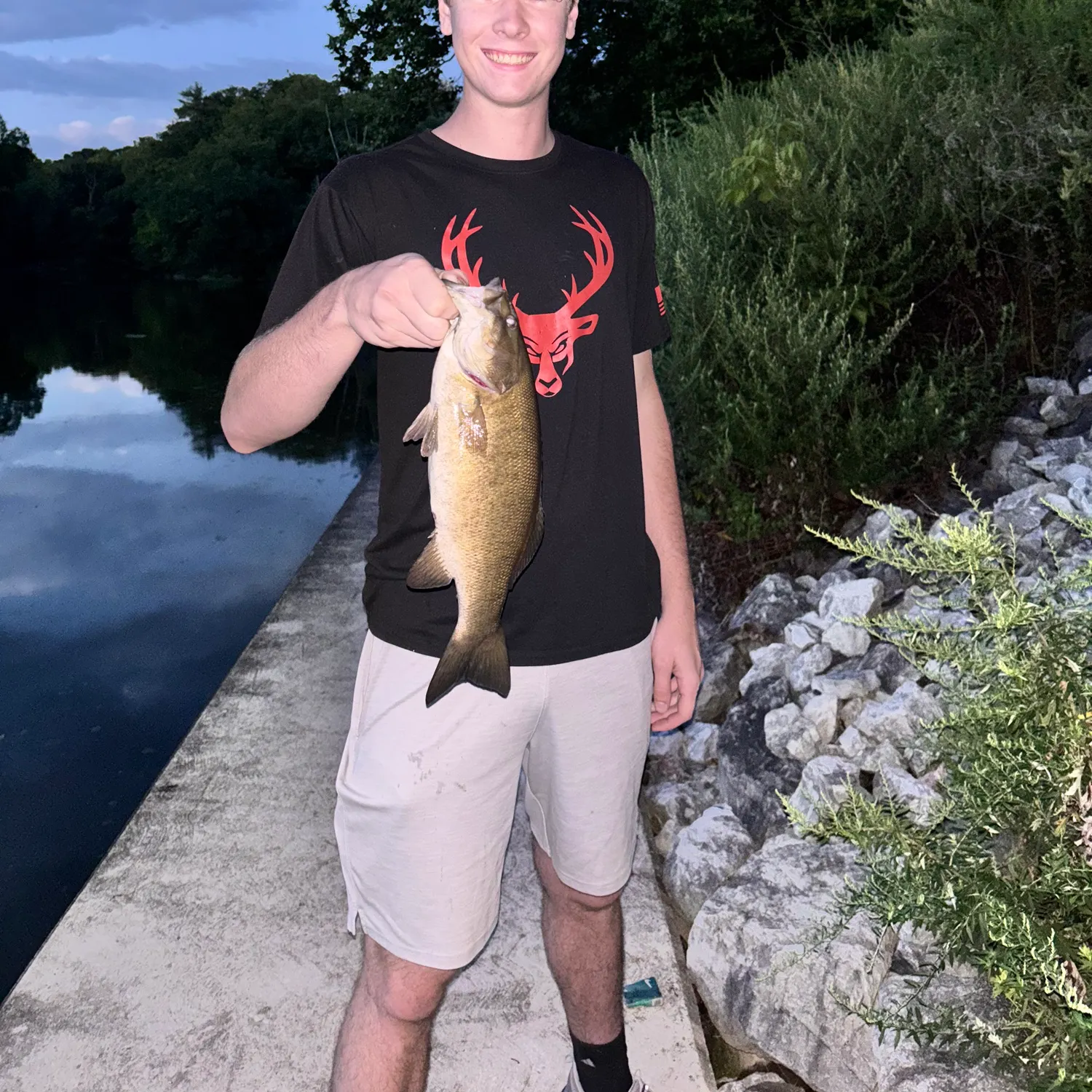 Smallmouth bass caught on Fishbrain