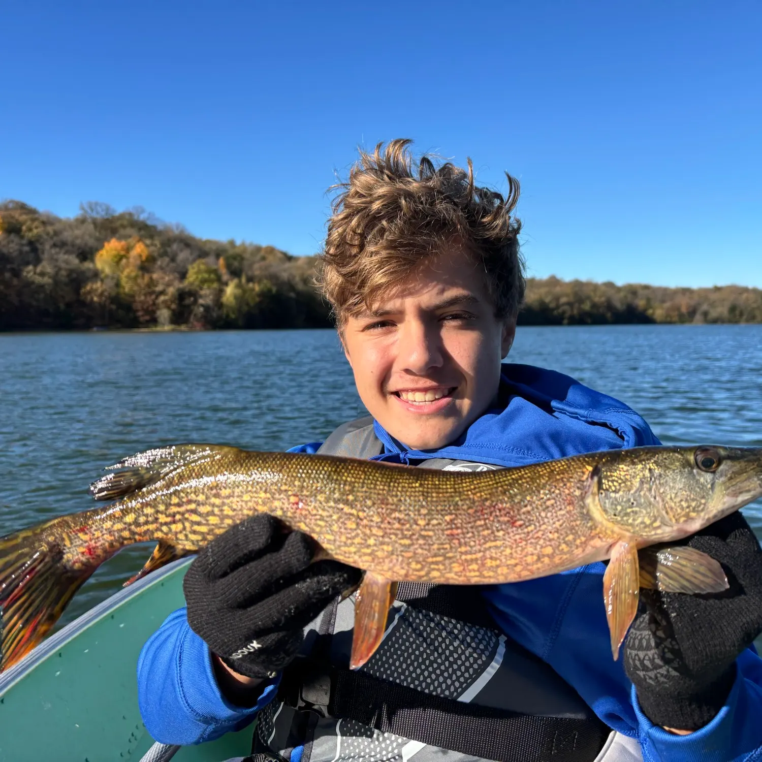 Northern pike caught on Fishbrain