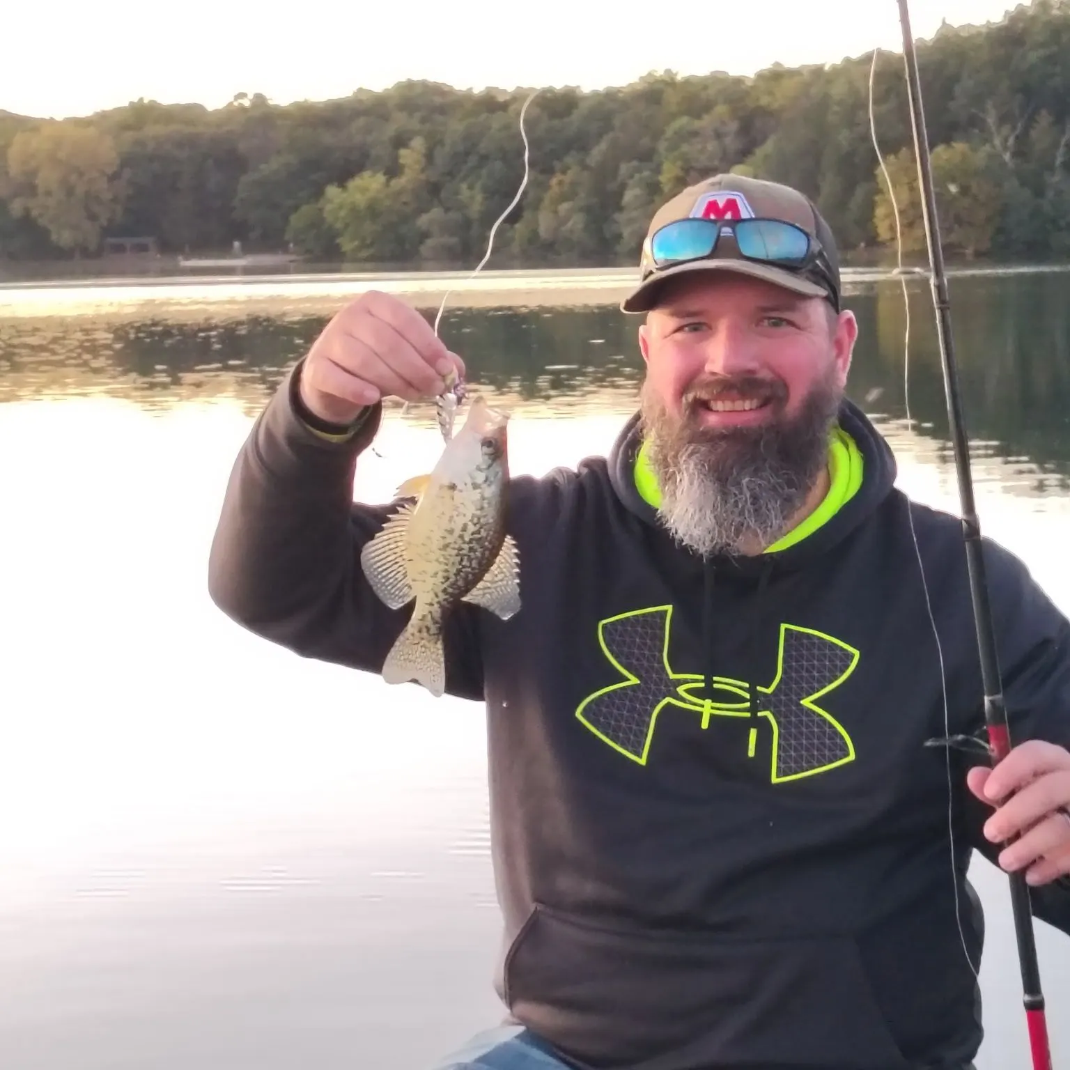 White crappie caught on Fishbrain