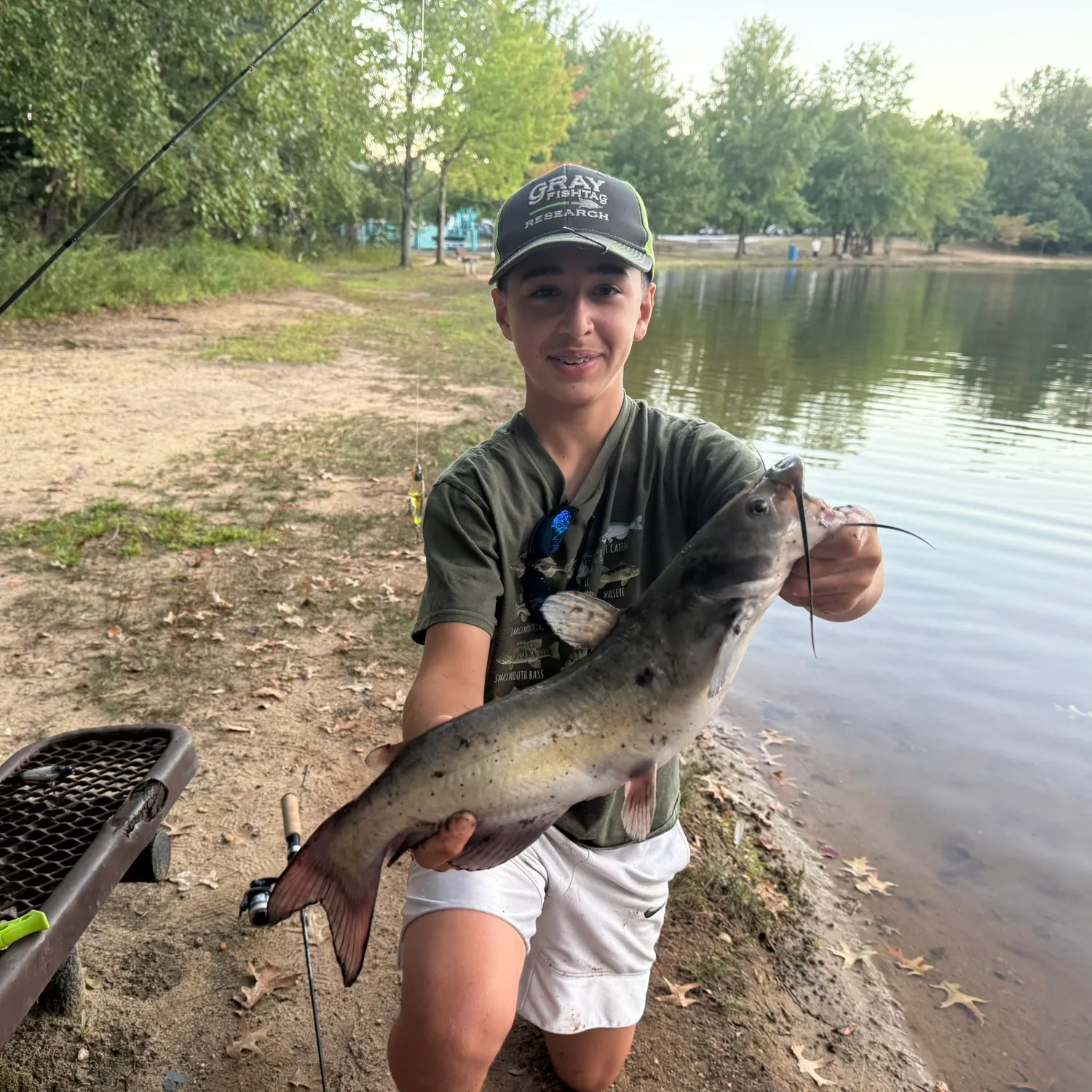 Channel catfish caught on Fishbrain