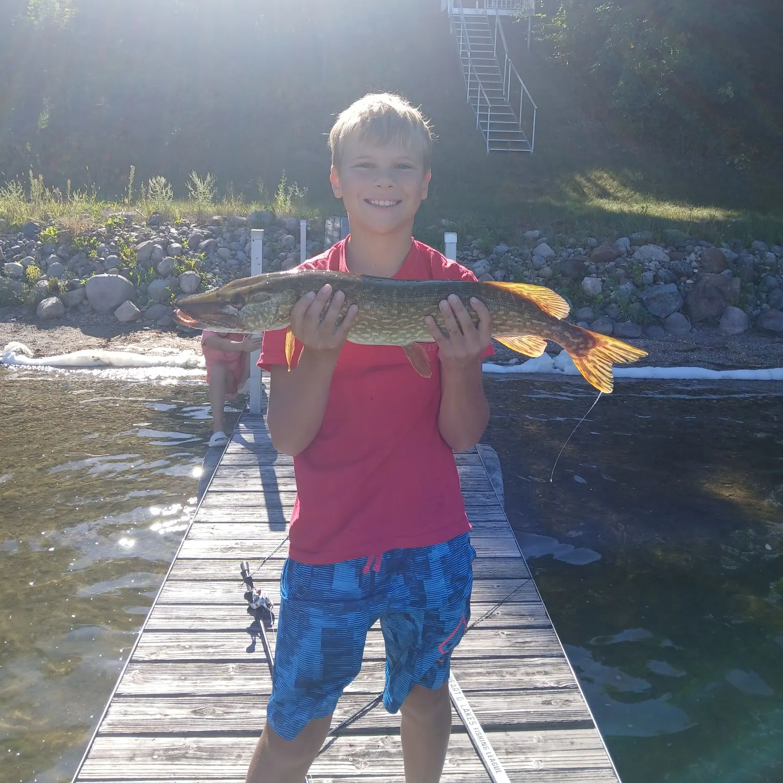 Northern pike caught on Fishbrain