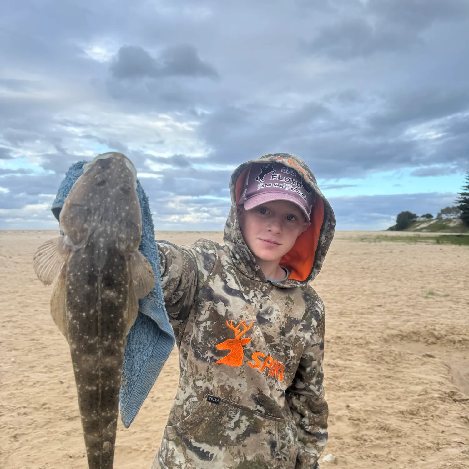Dusky flathead caught on Fishbrain