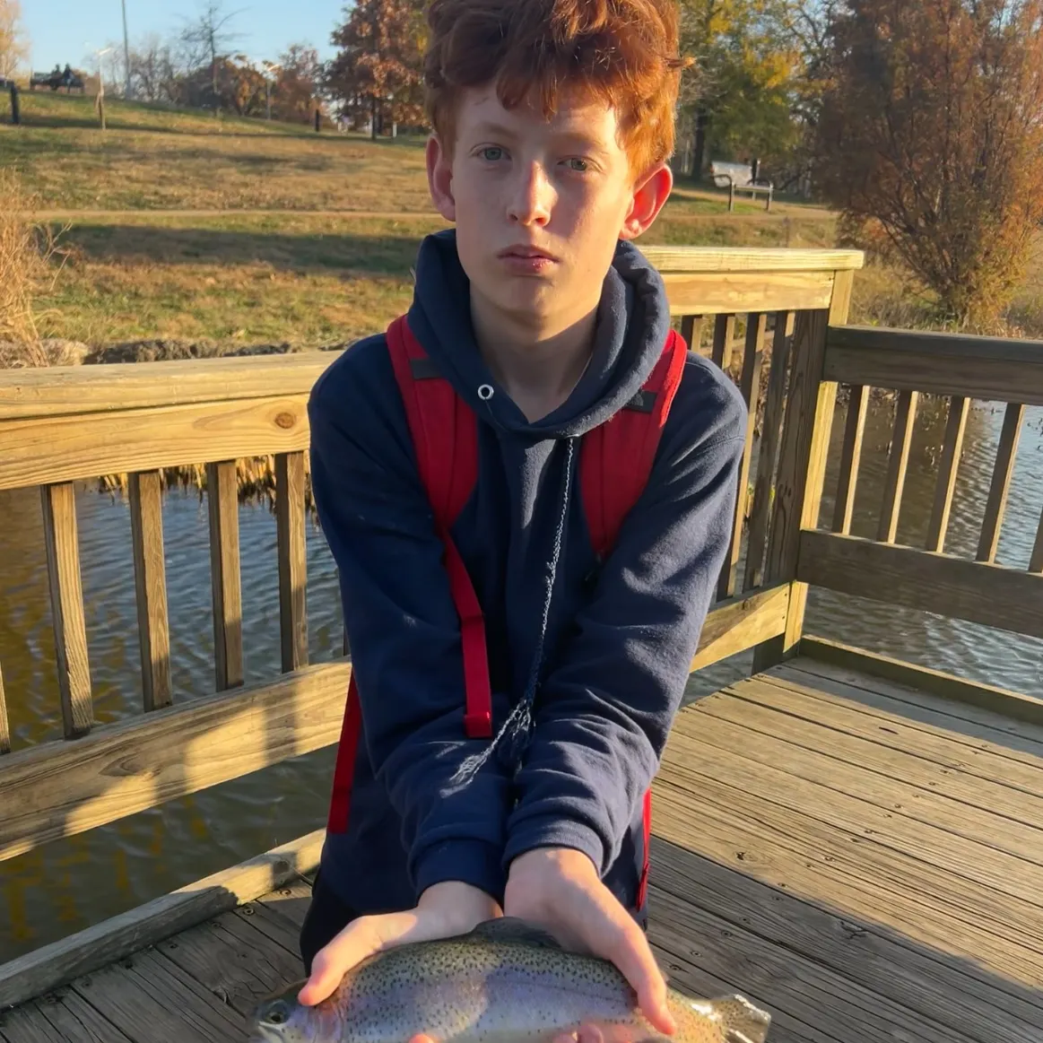 Rainbow trout caught on Fishbrain