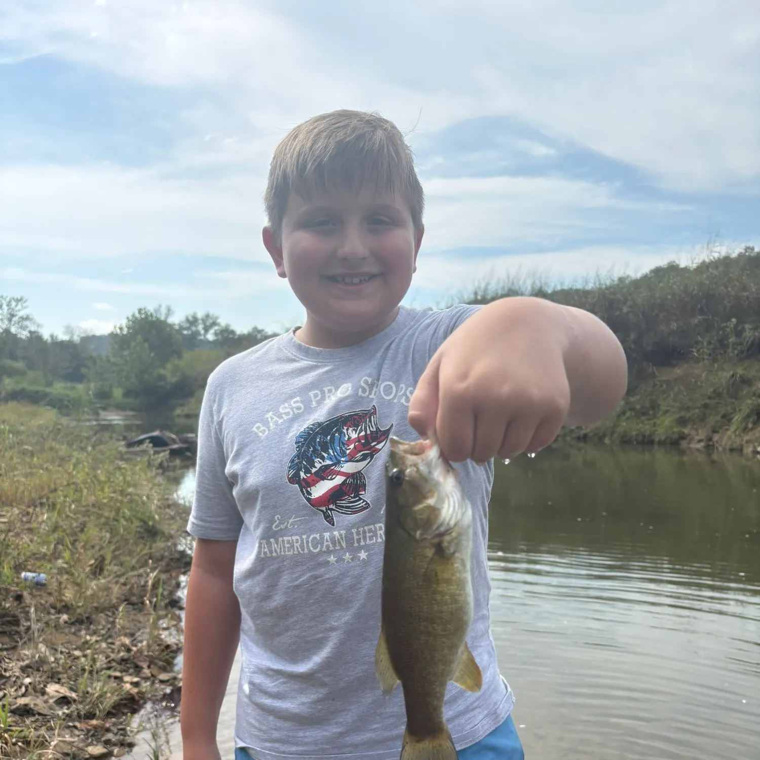 Smallmouth bass caught on Fishbrain
