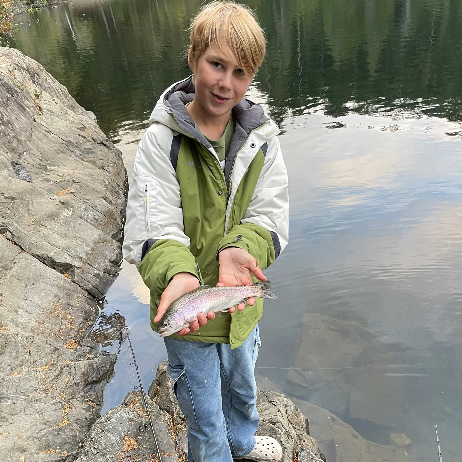 Rainbow trout caught on Fishbrain